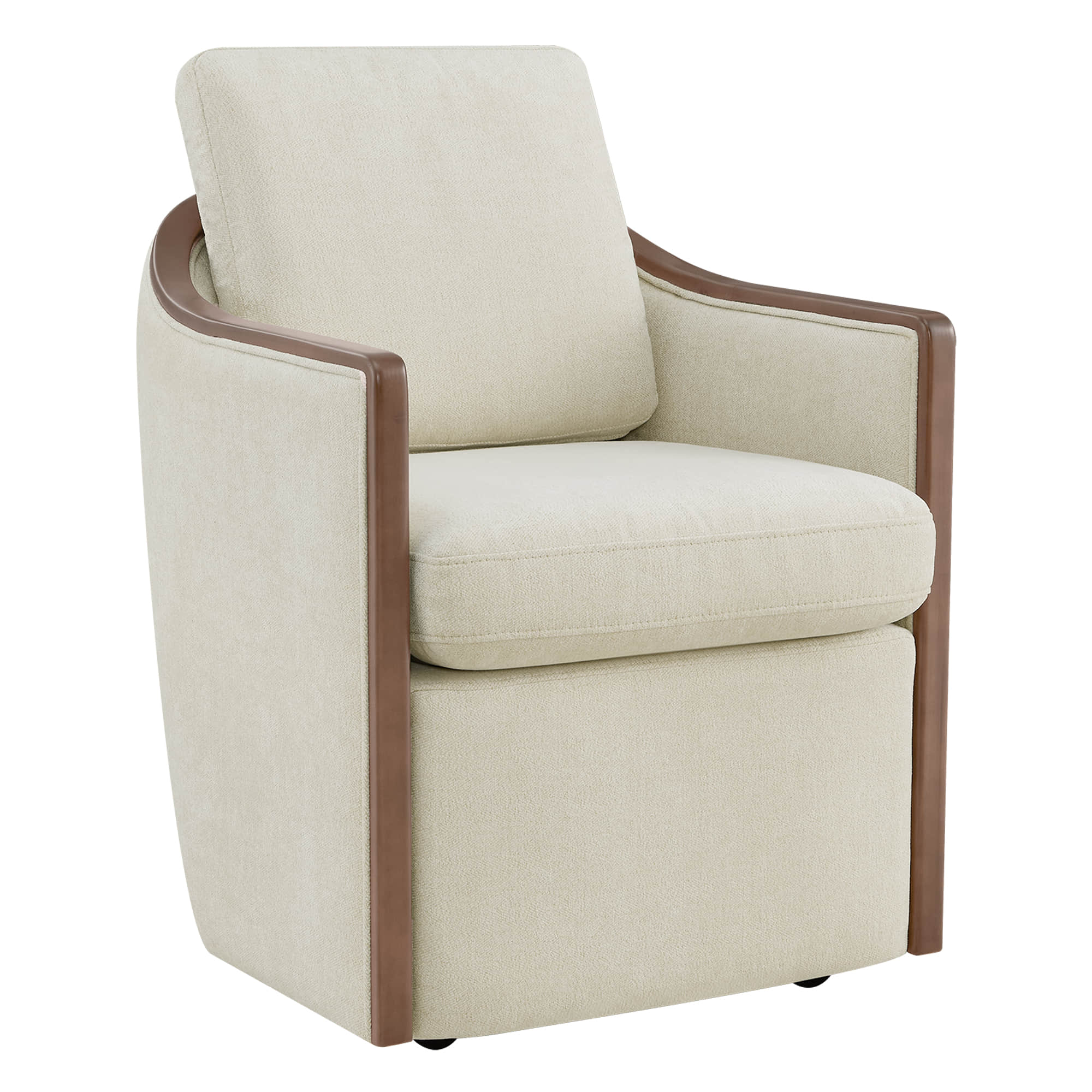 Talia Performance Boucle Rolling Dining Chair (Set of 2) - Image 18