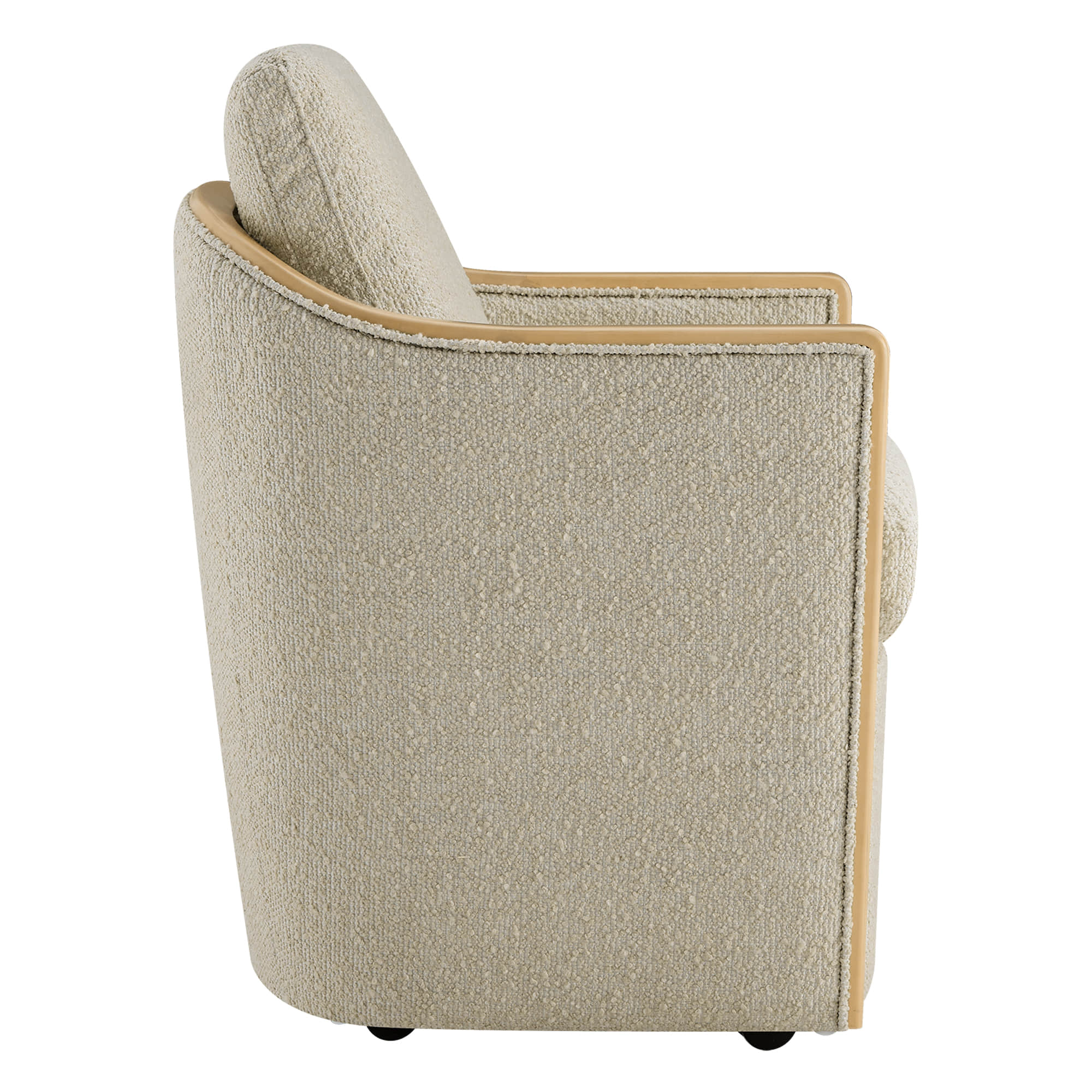 Talia Performance Boucle Rolling Dining Chair (Set of 2) - Image 28
