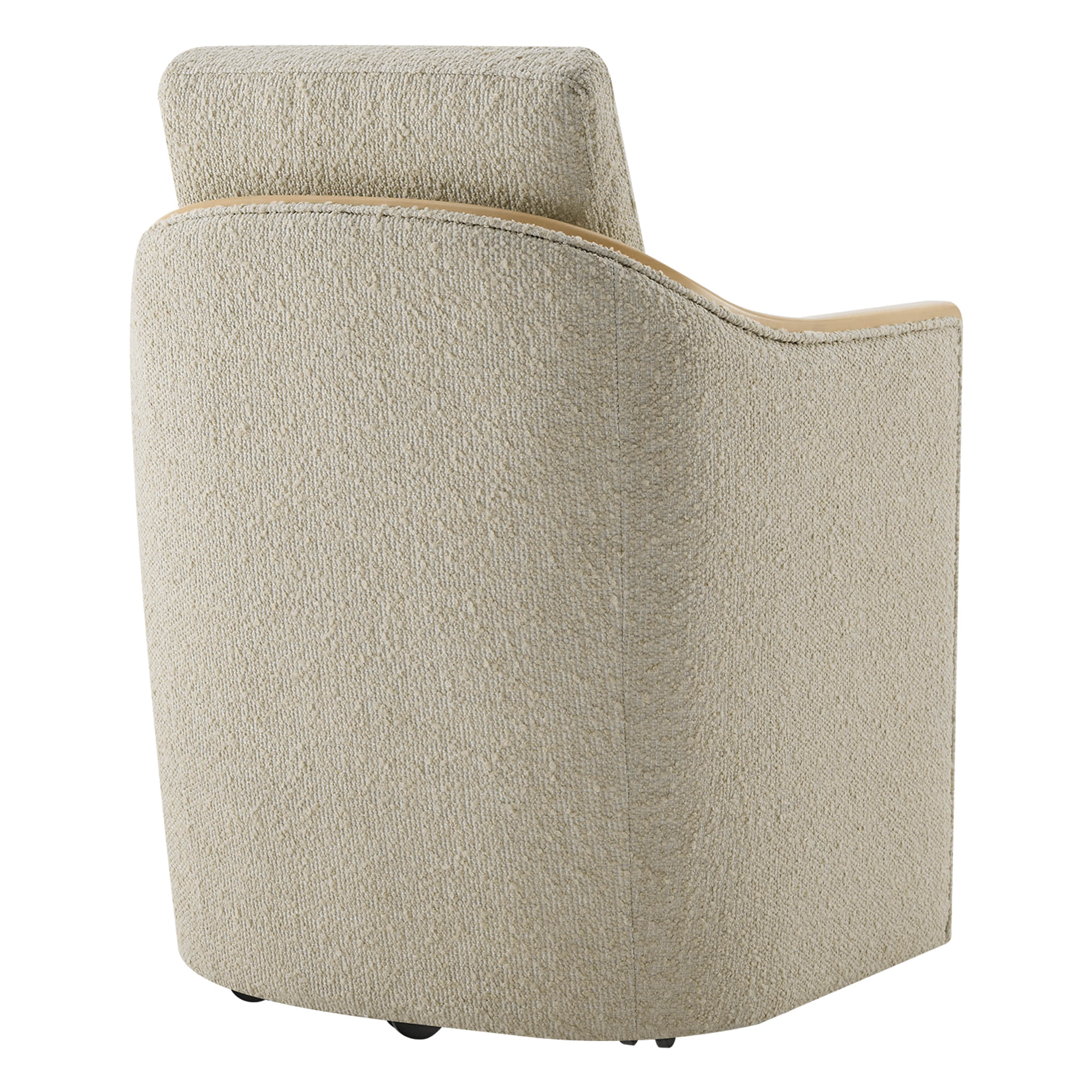 Talia Performance Boucle Rolling Dining Chair (Set of 2) - Image 43