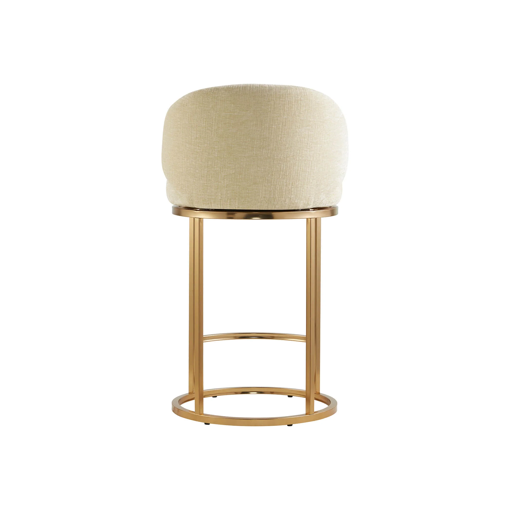 Tanya Modern Chenille Swivel Counter Stool (Set of 2) - Image 16