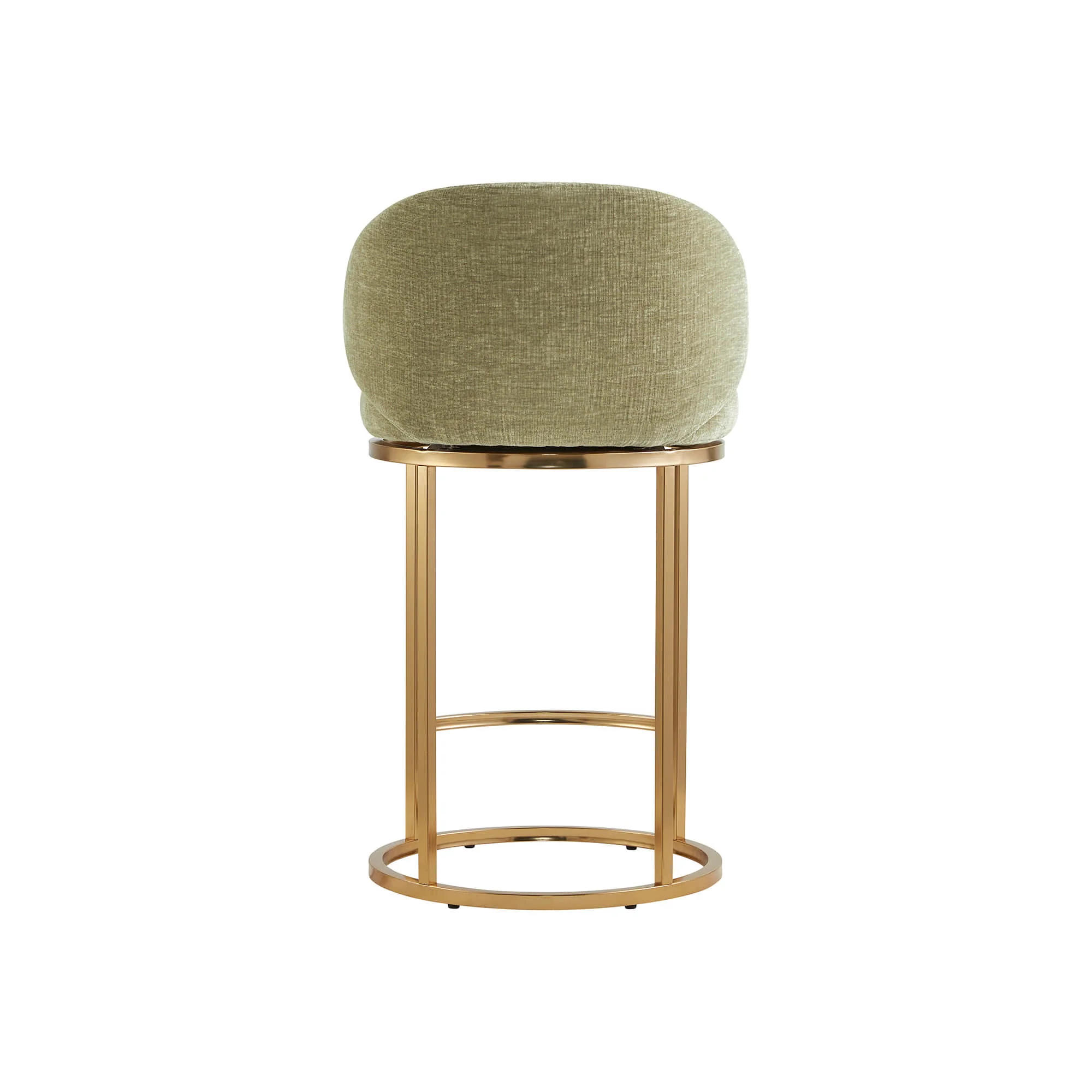 Tanya Modern Chenille Swivel Counter Stool (Set of 2) - Image 34