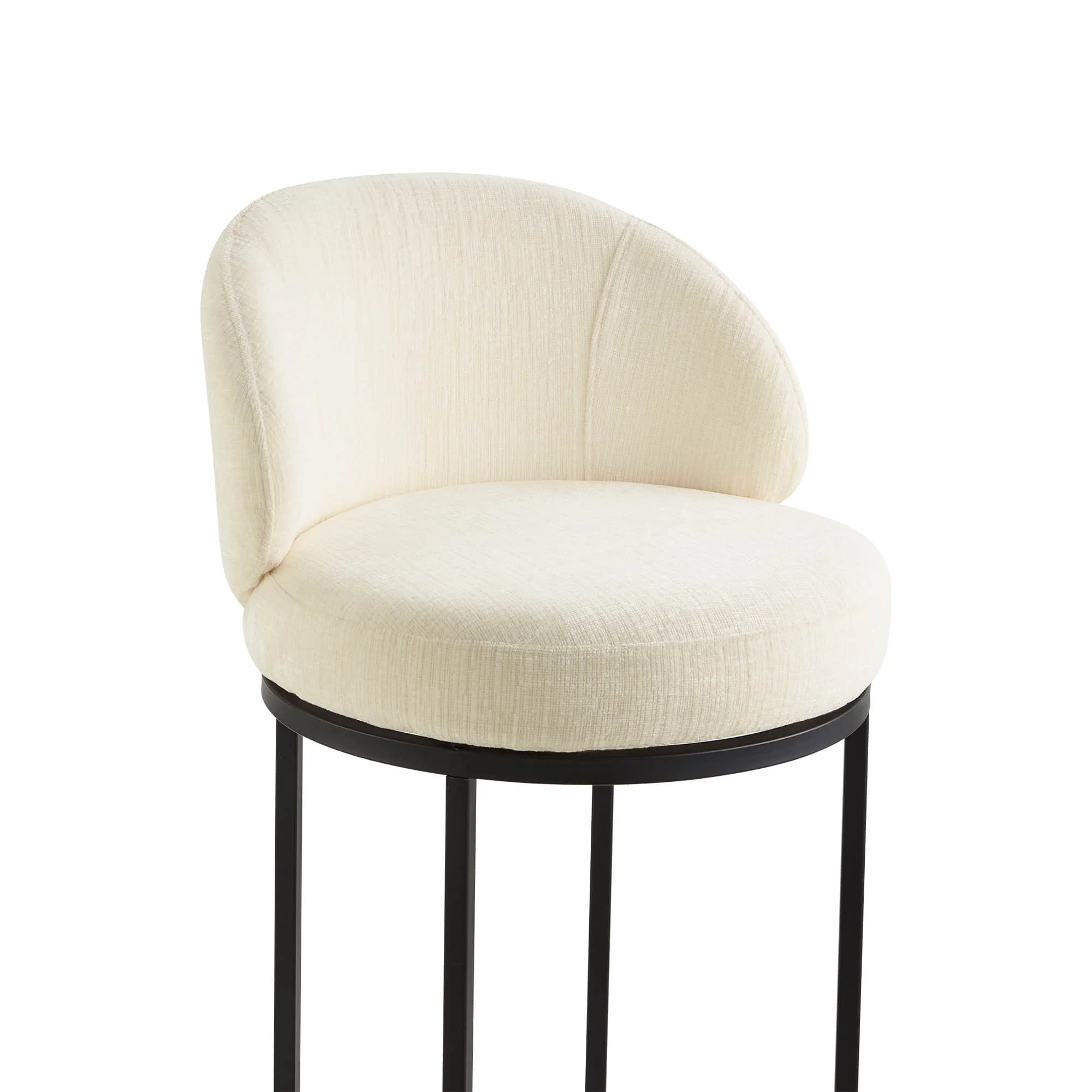 Tanya Modern Chenille Swivel Counter Stool (Set of 2) - Image 66