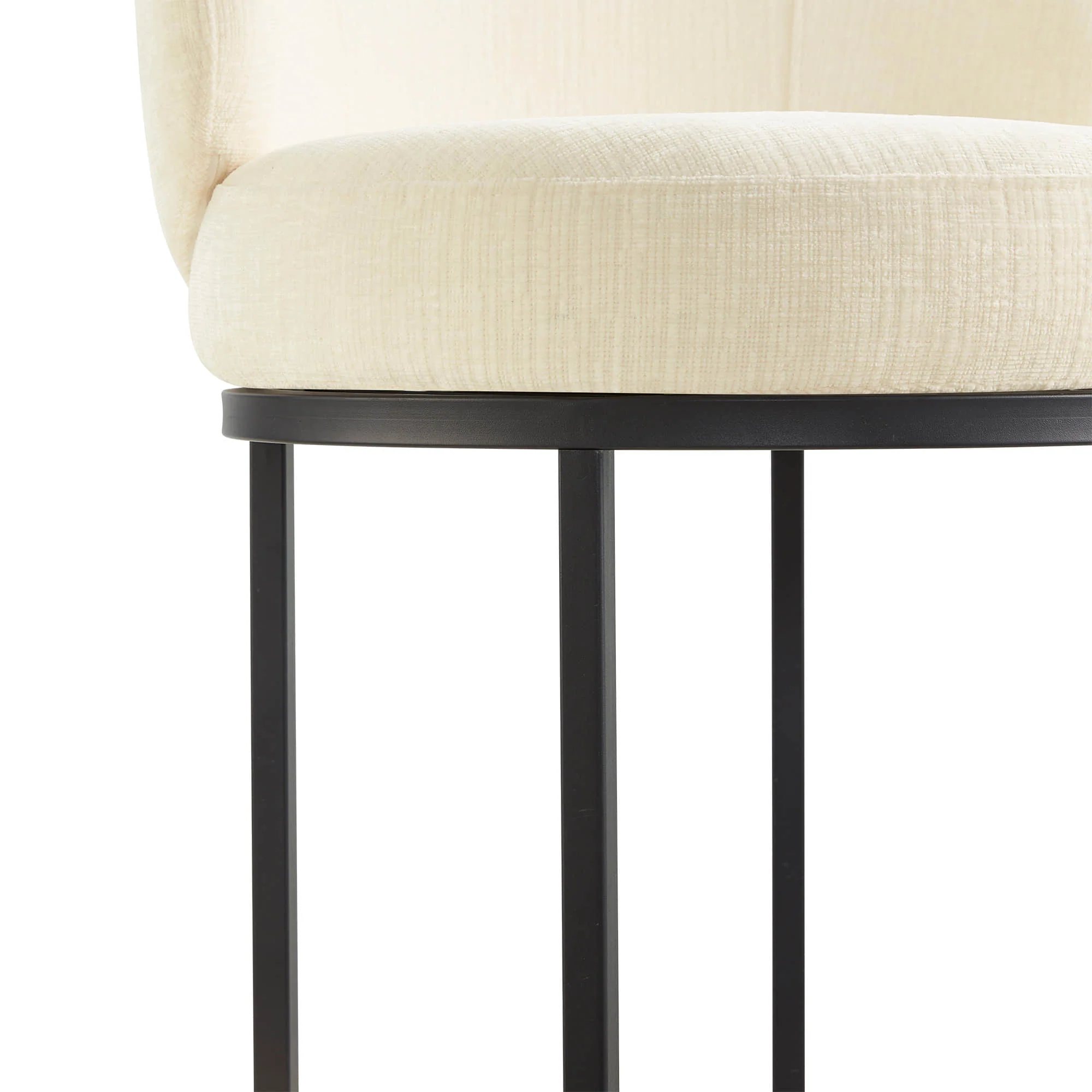 Tanya Modern Chenille Swivel Counter Stool (Set of 2) - Image 71