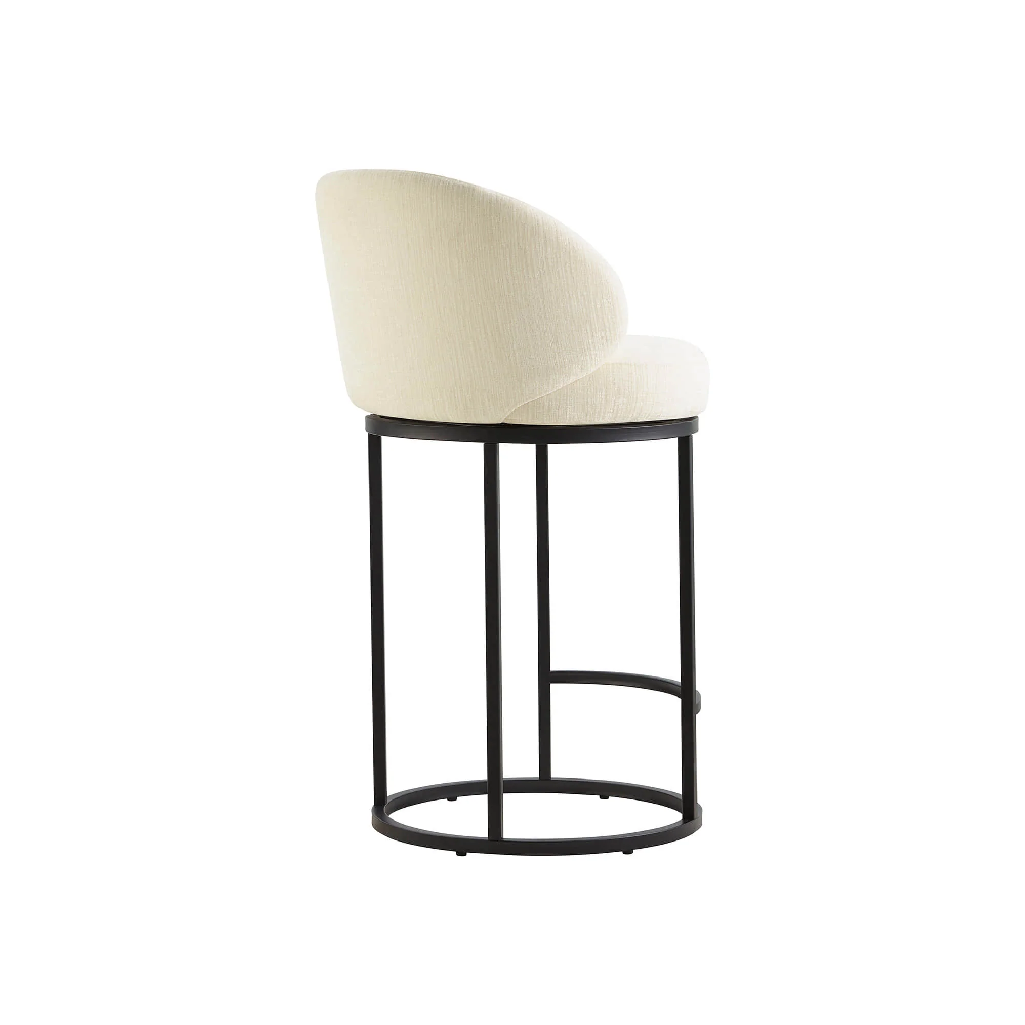 Tanya Modern Chenille Swivel Counter Stool (Set of 2) - Image 74