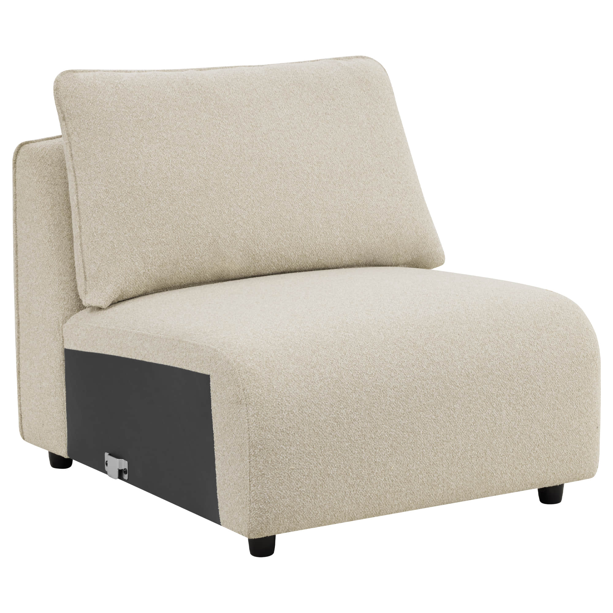 Teleri 2-seat Modular Curved Sofa with Wood Leg - Image 14