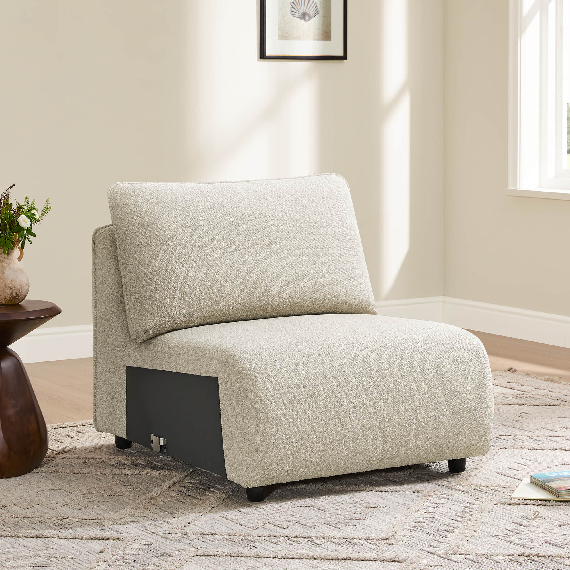 Teleri Armless Chair - Image 3
