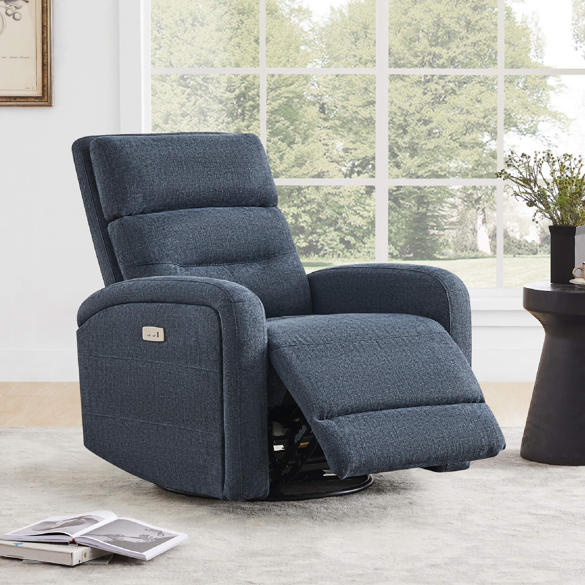 Theo Power Swivel Glider Recliner - Image 3