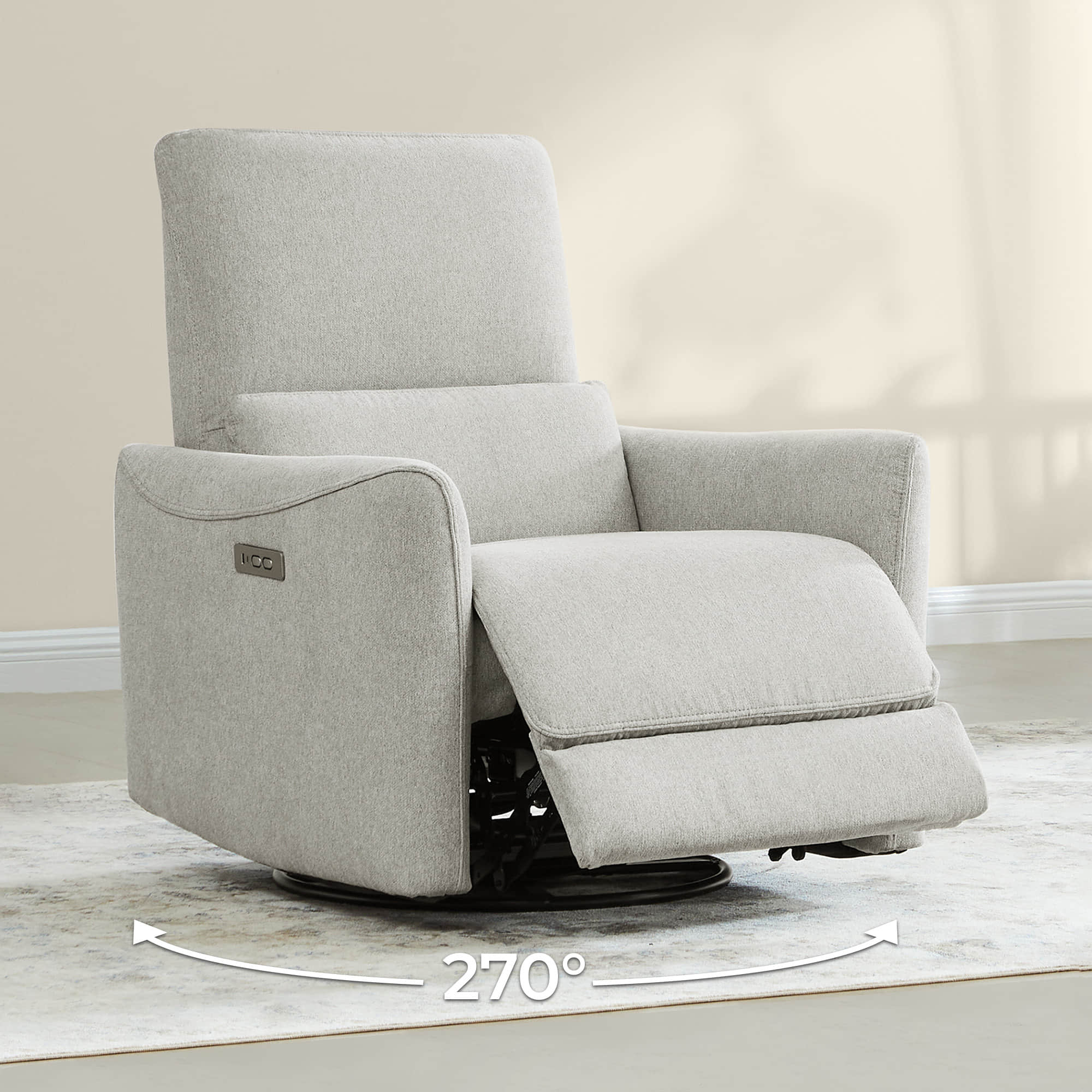 Tracee Power Swivel Nursery Glider Recliner - Image 106