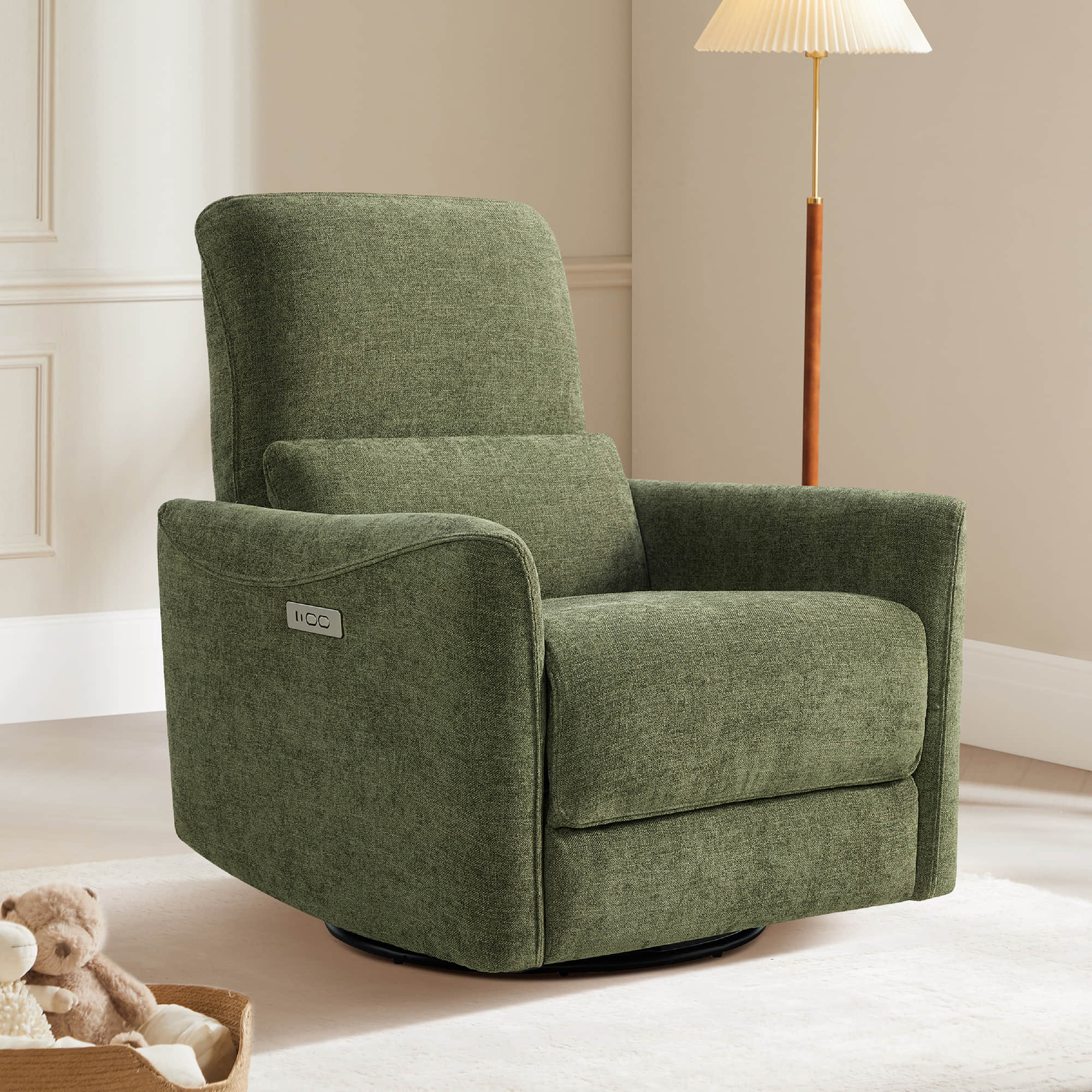 Tracee Power Swivel Nursery Glider Recliner - Image 117