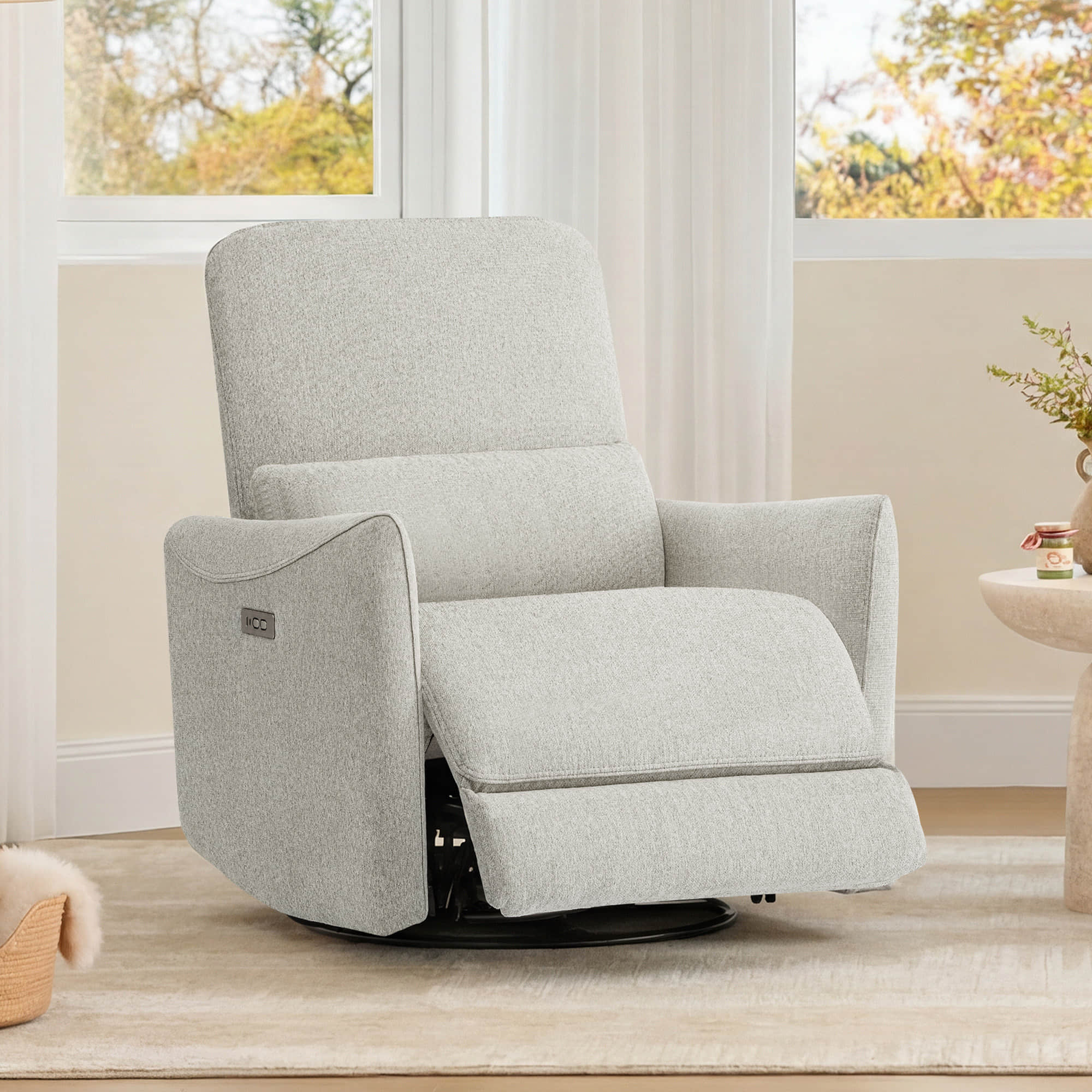 Tracee Modern Power Swivel Glider Recliner - Image 186