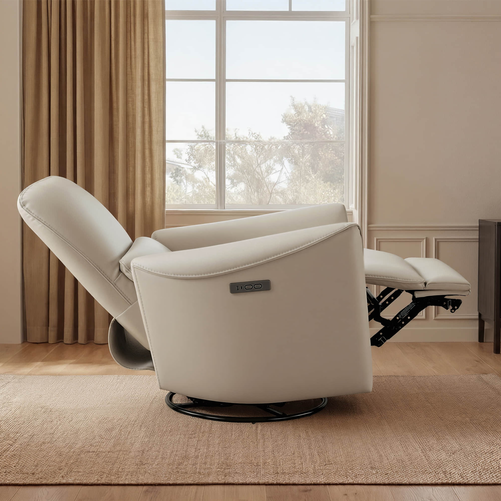 Tracee Power Swivel Nursery Glider Recliner - Image 177