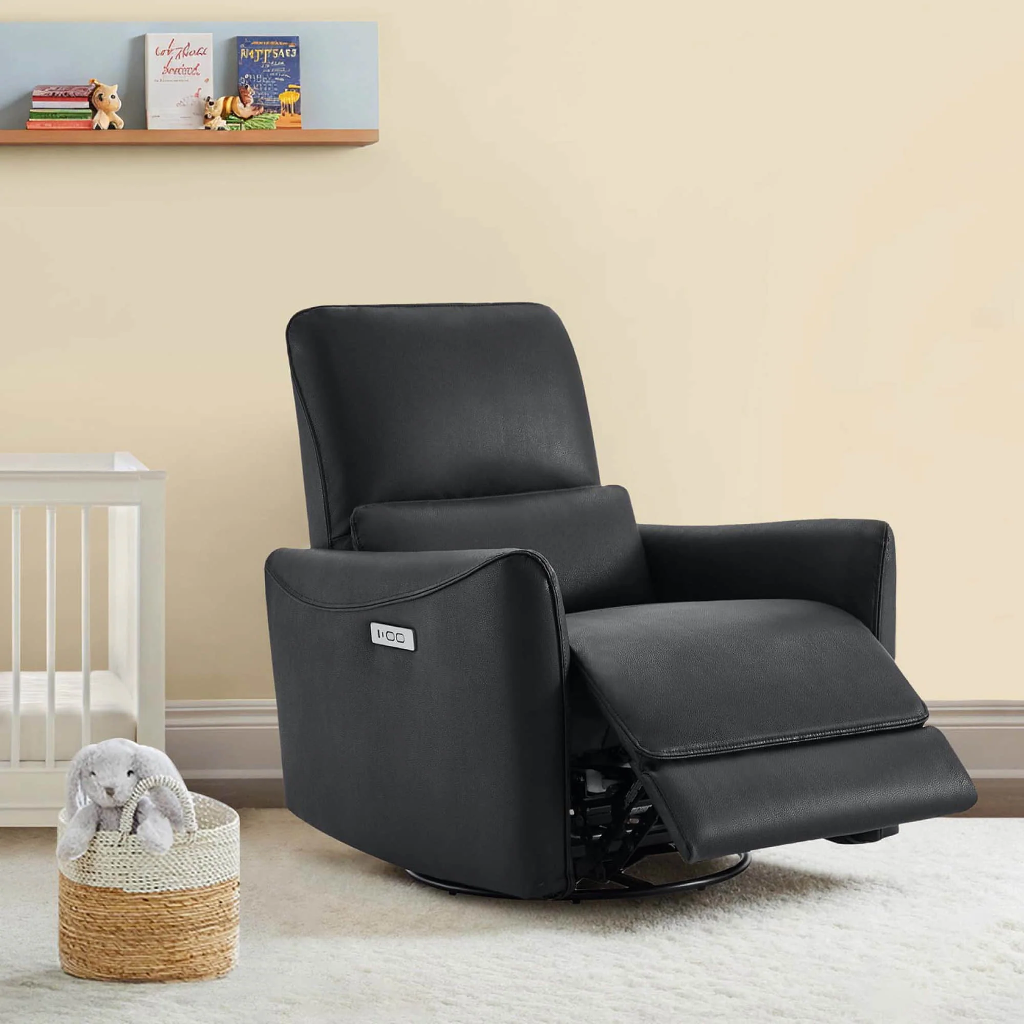 Tracee Power Swivel Nursery Glider Recliner - Image 24