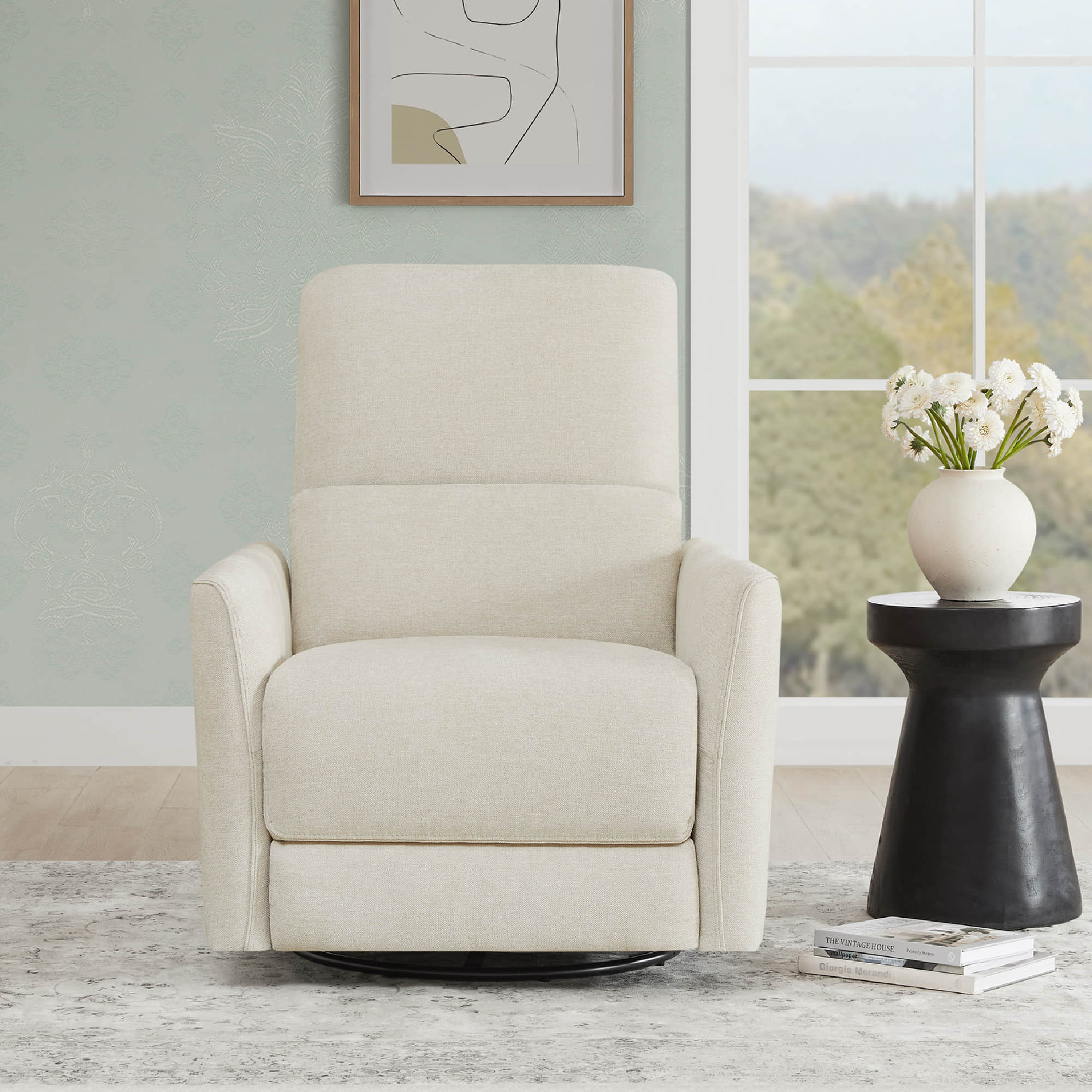 Tracee Power Swivel Nursery Glider Recliner - Image 3