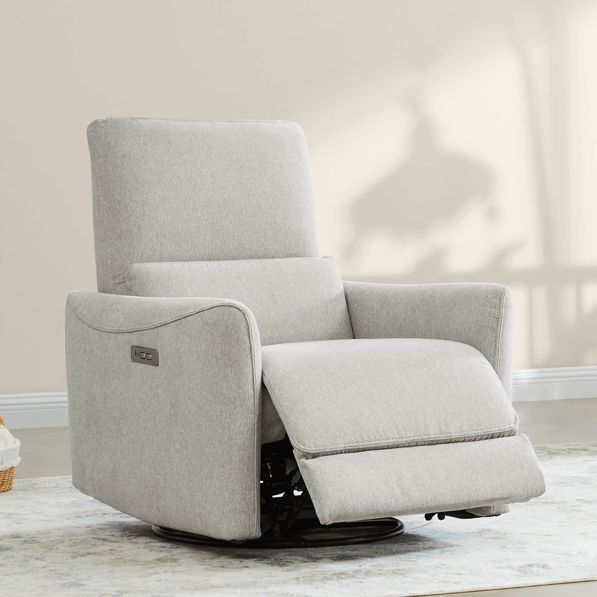Tracee Power Swivel Nursery Glider Recliner - Image 32