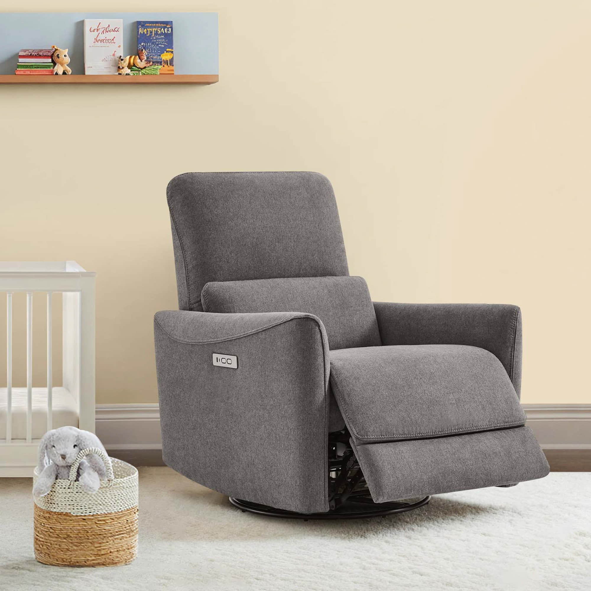 Tracee Power Swivel Nursery Glider Recliner - Image 35