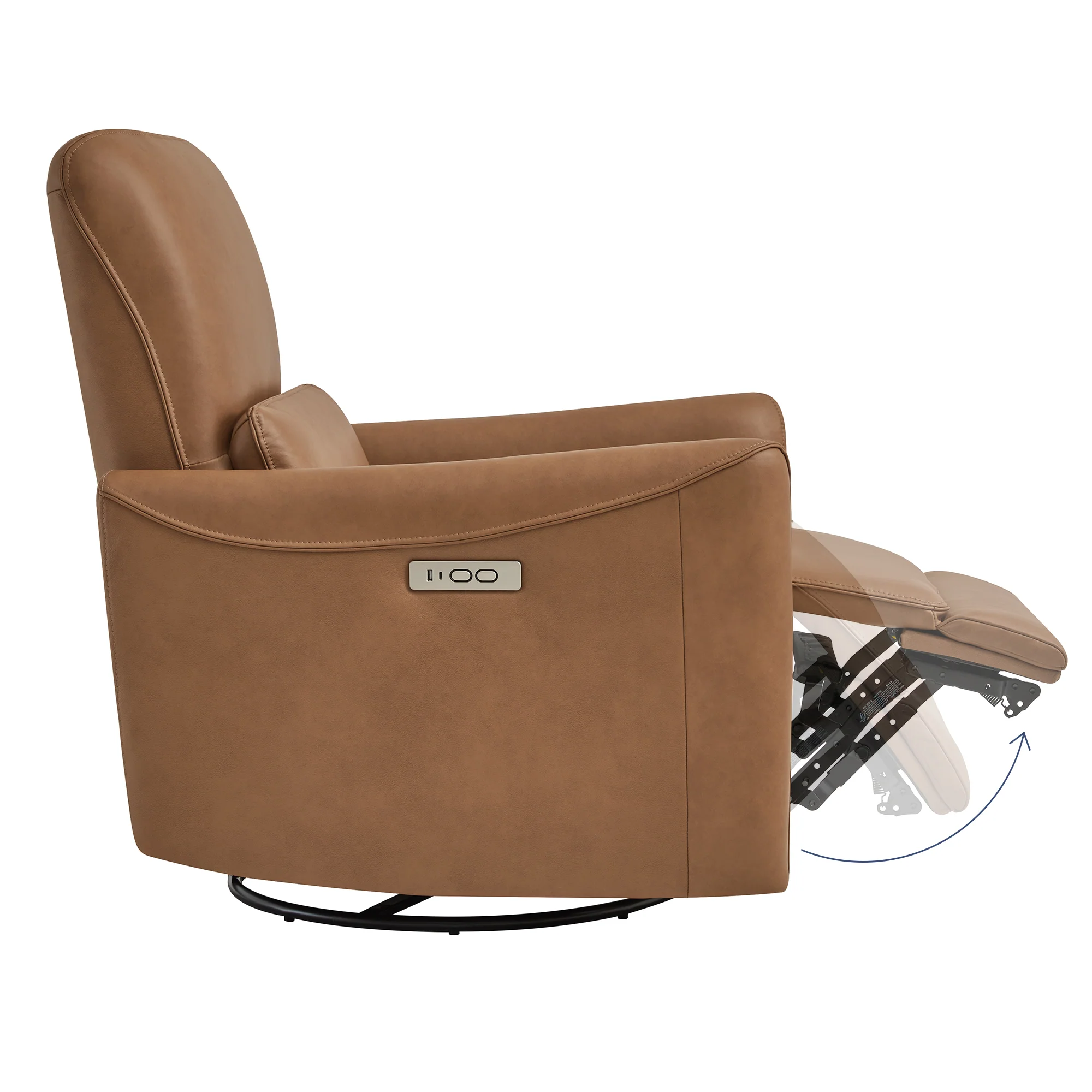 Tracee Power Swivel Nursery Glider Recliner - Image 57