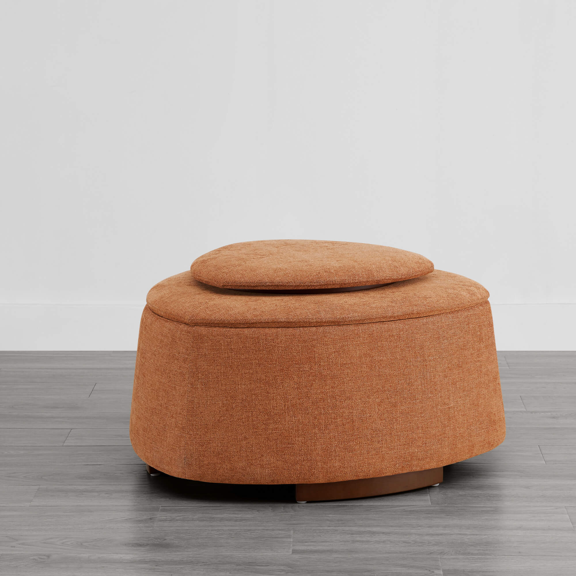 Twin Stone-shaped Storage Modern Ottoman - Image 12