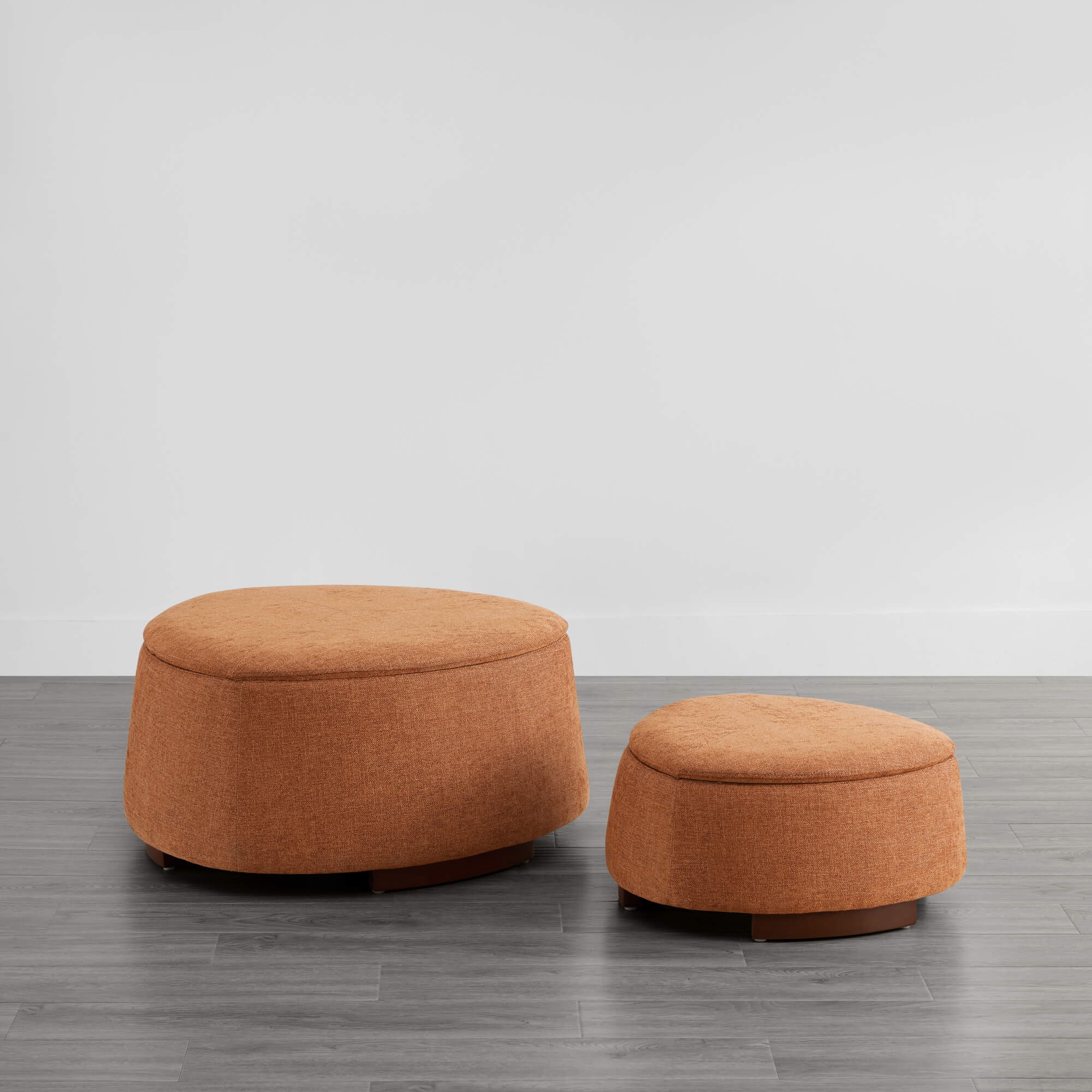 Twin Stone-shaped Storage Modern Ottoman - Image 14
