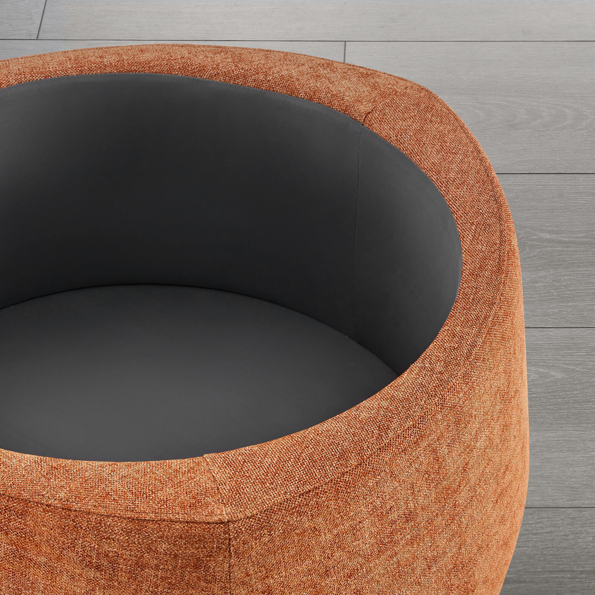 Twin Stone-shaped Storage Modern Ottoman - Image 17