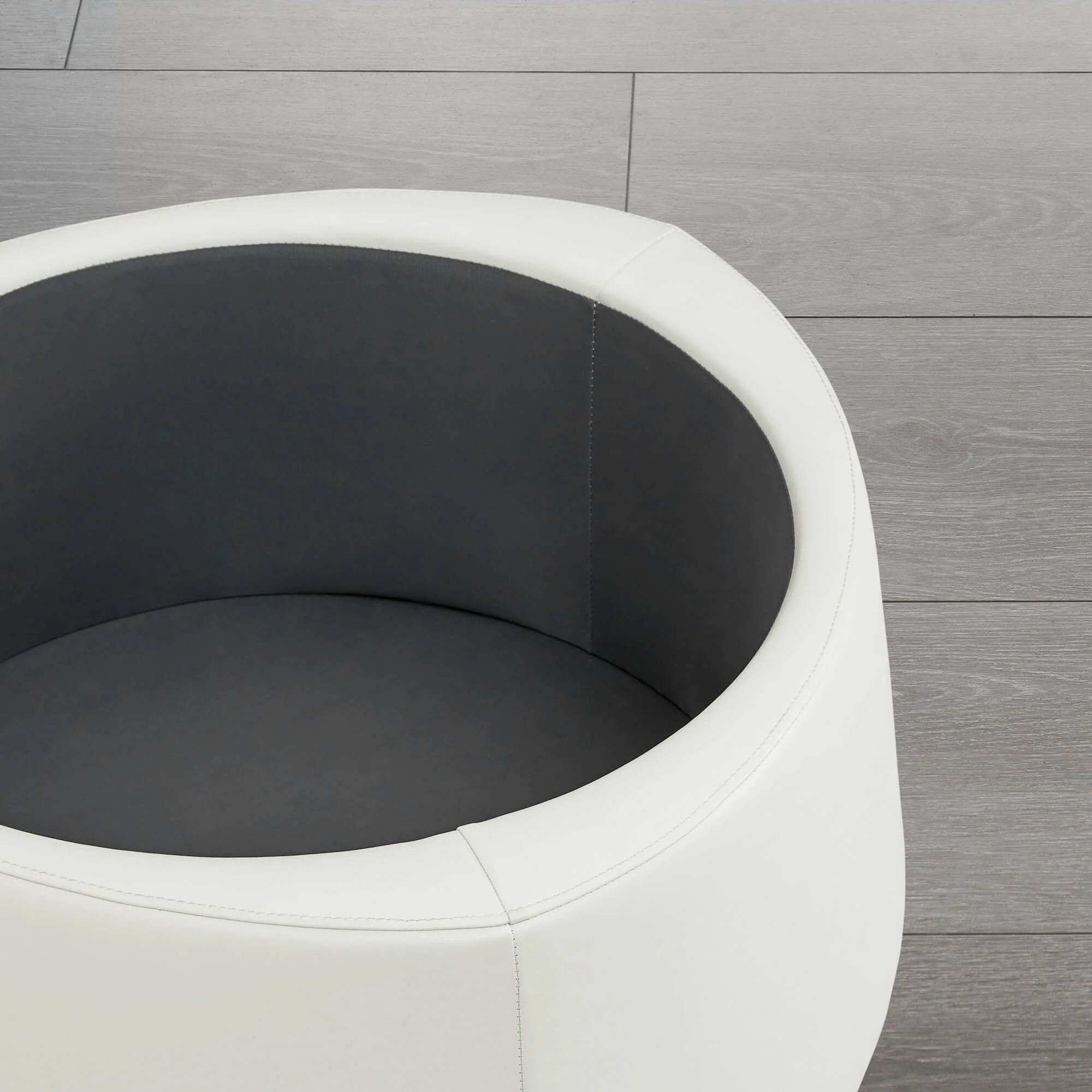 Twin Stone-shaped Storage Modern Ottoman - Image 36