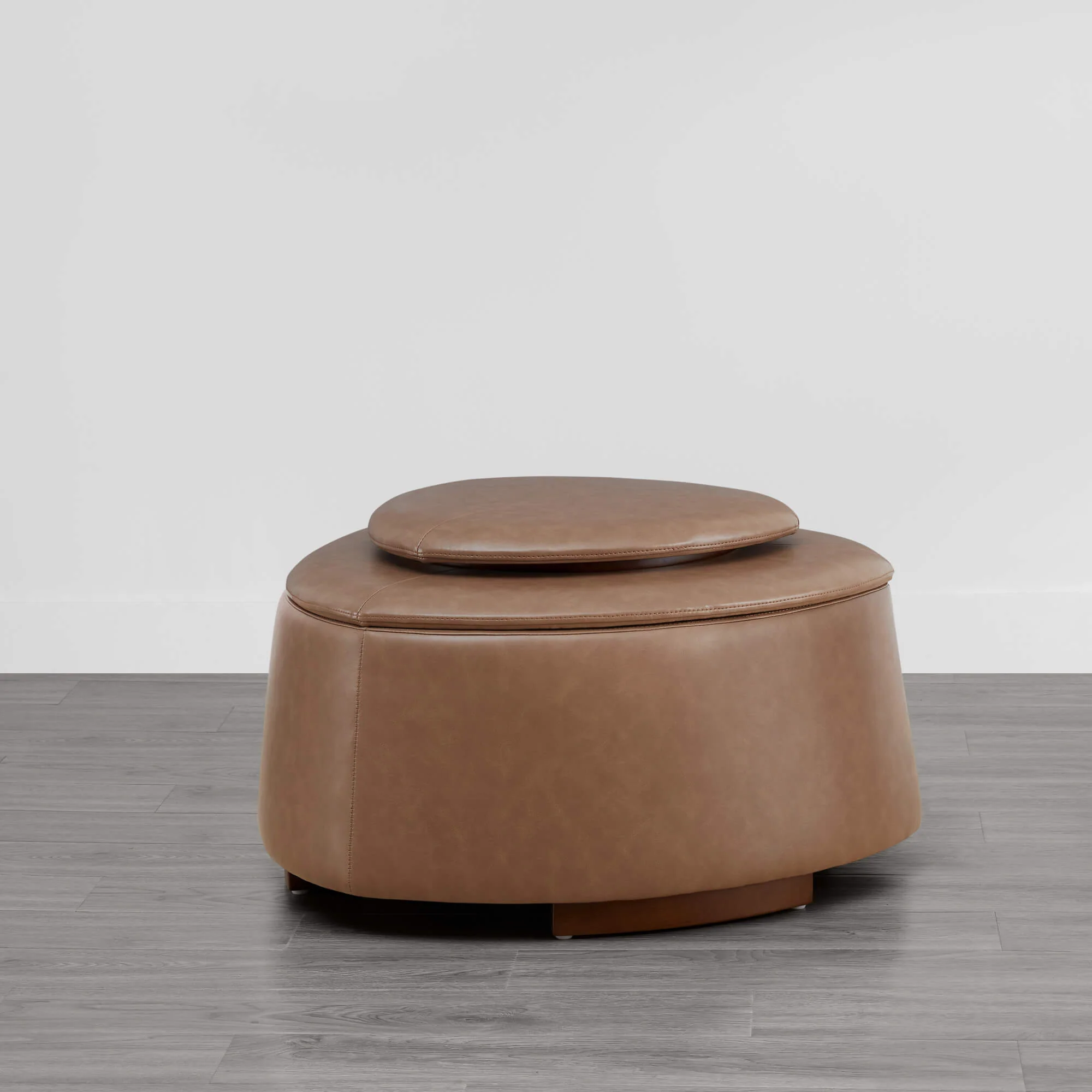 Twin Stone-shaped Storage Modern Ottoman - Image 40