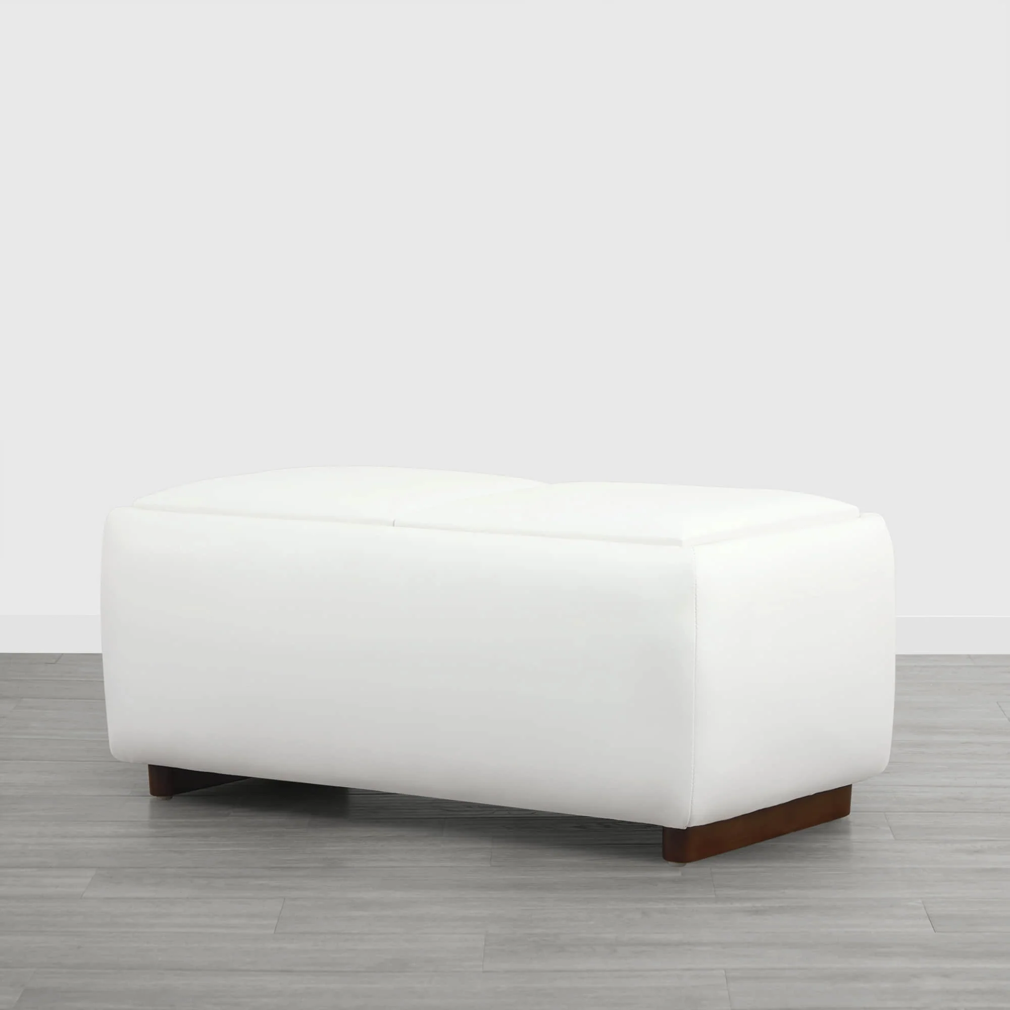 Vault Rectangle Storage Flip Ottoman - Image 13