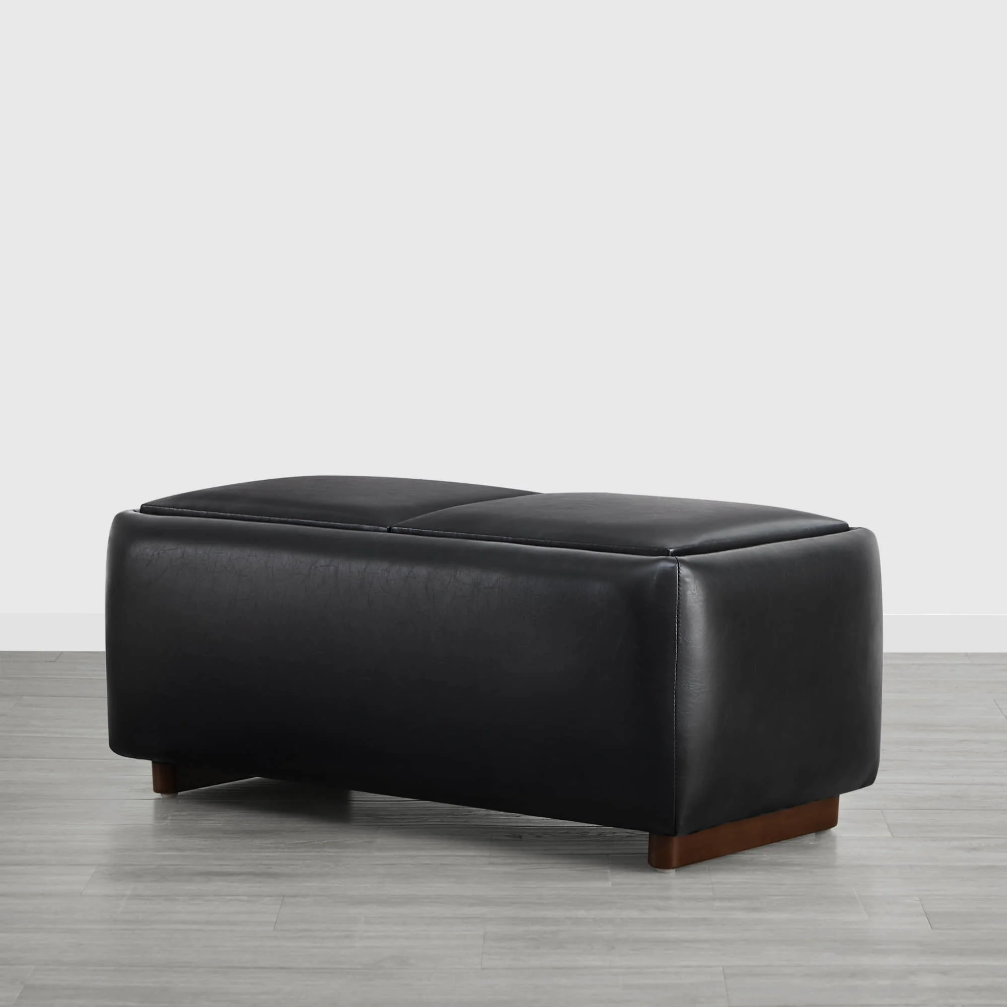 Vault Rectangle Storage Flip Ottoman - Image 23