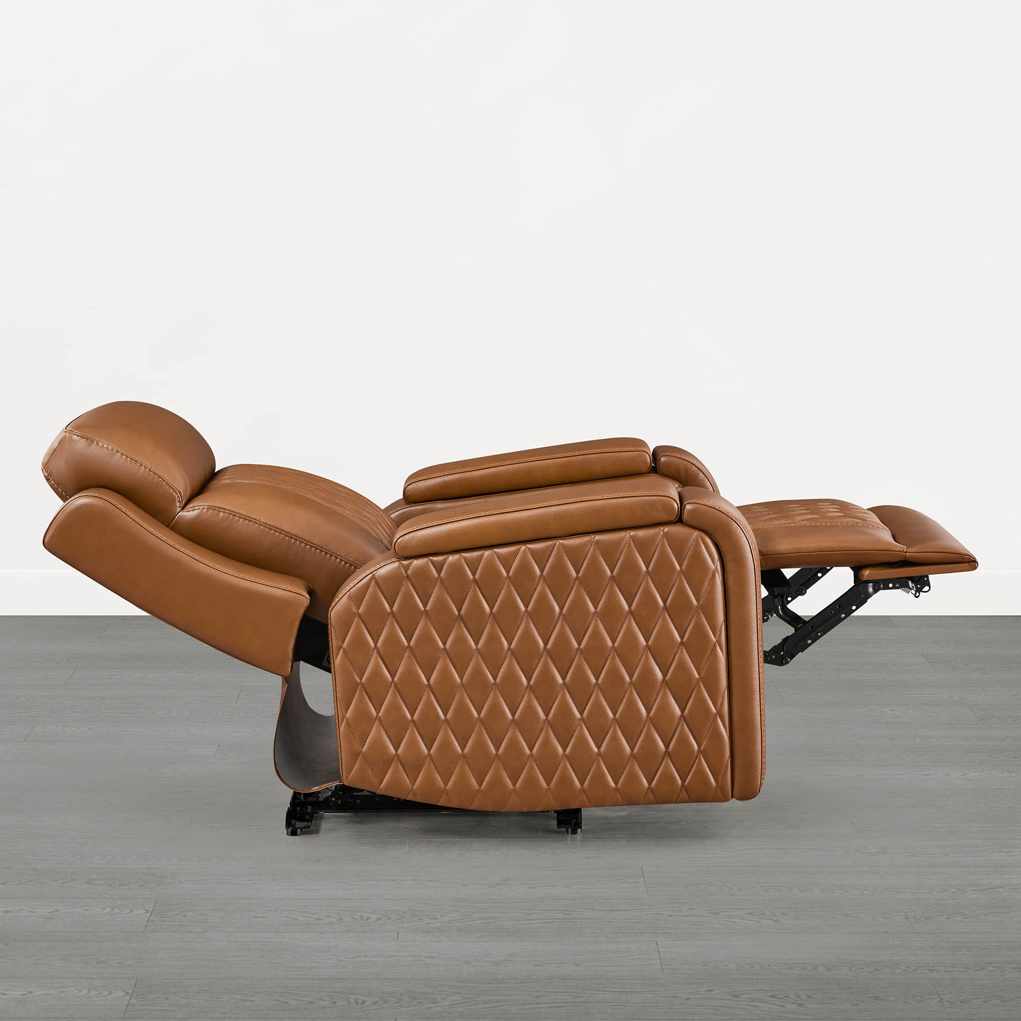 Victor Genuine Leather Power Recliner with Heat & Cooling - Image 22
