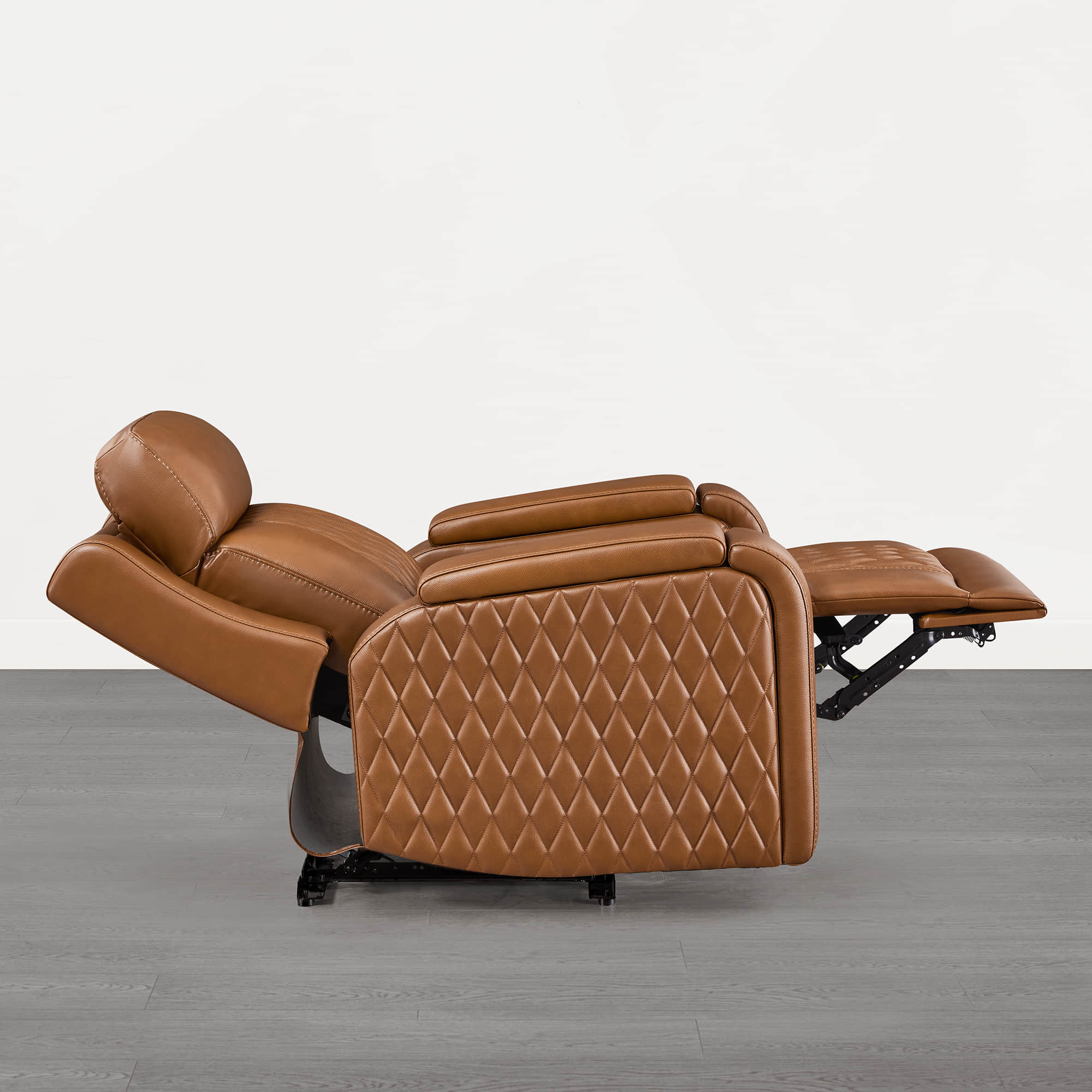 Victor Genuine Leather Power Recliner with Heat & Cooling - Image 23