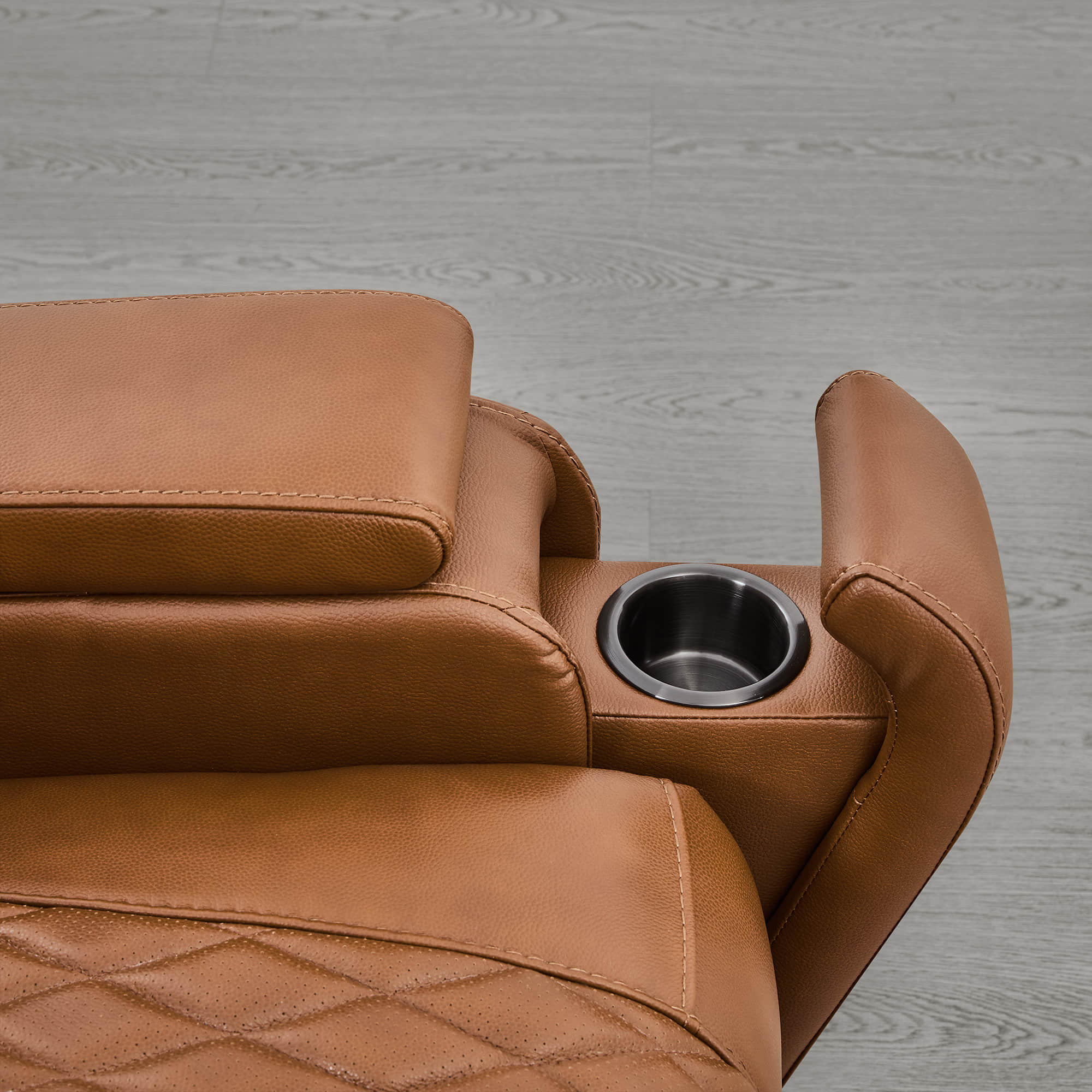 Victor Genuine Leather Power Recliner with Heat & Cooling - Image 27