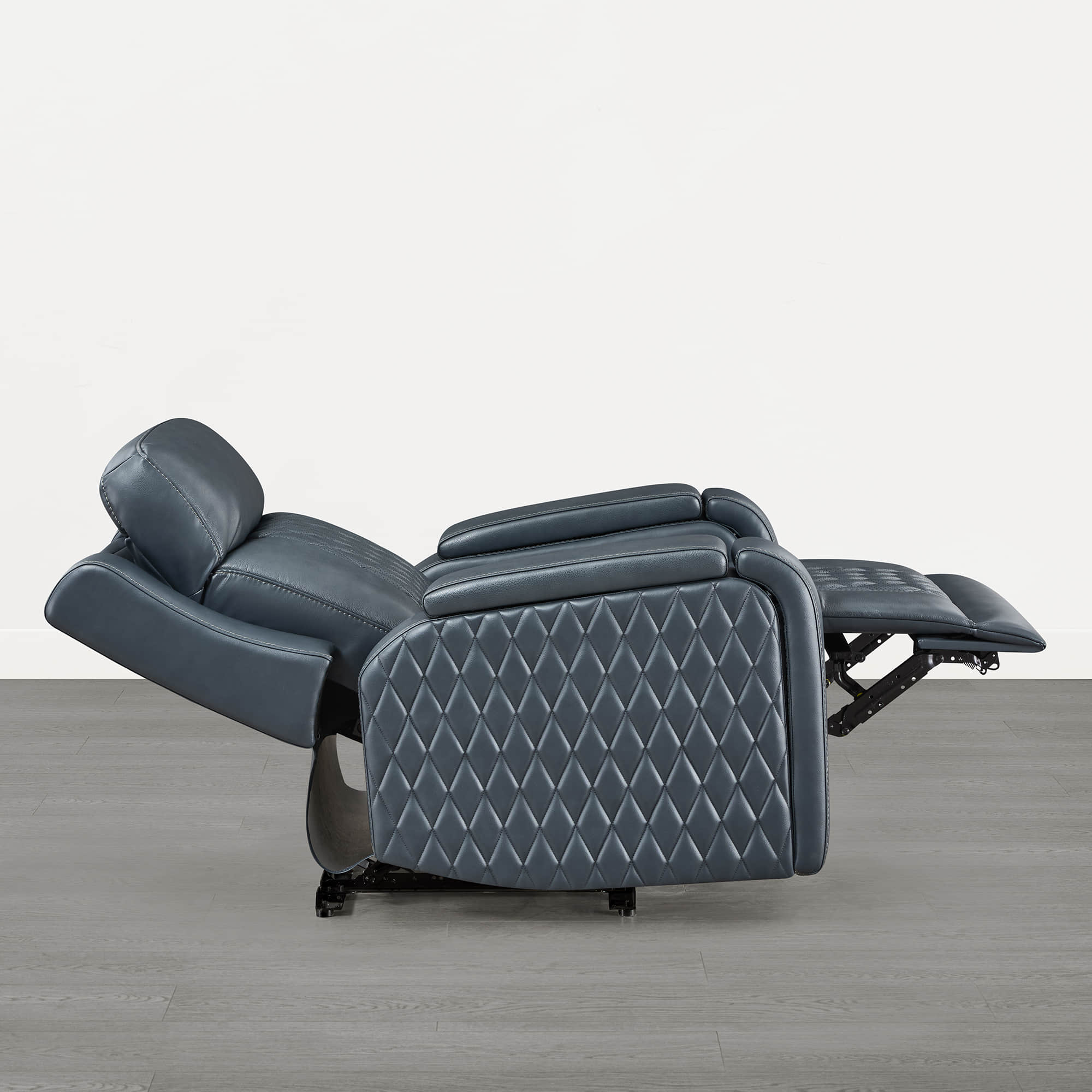 Victor Genuine Leather Power Recliner with Heat & Cooling - Image 36