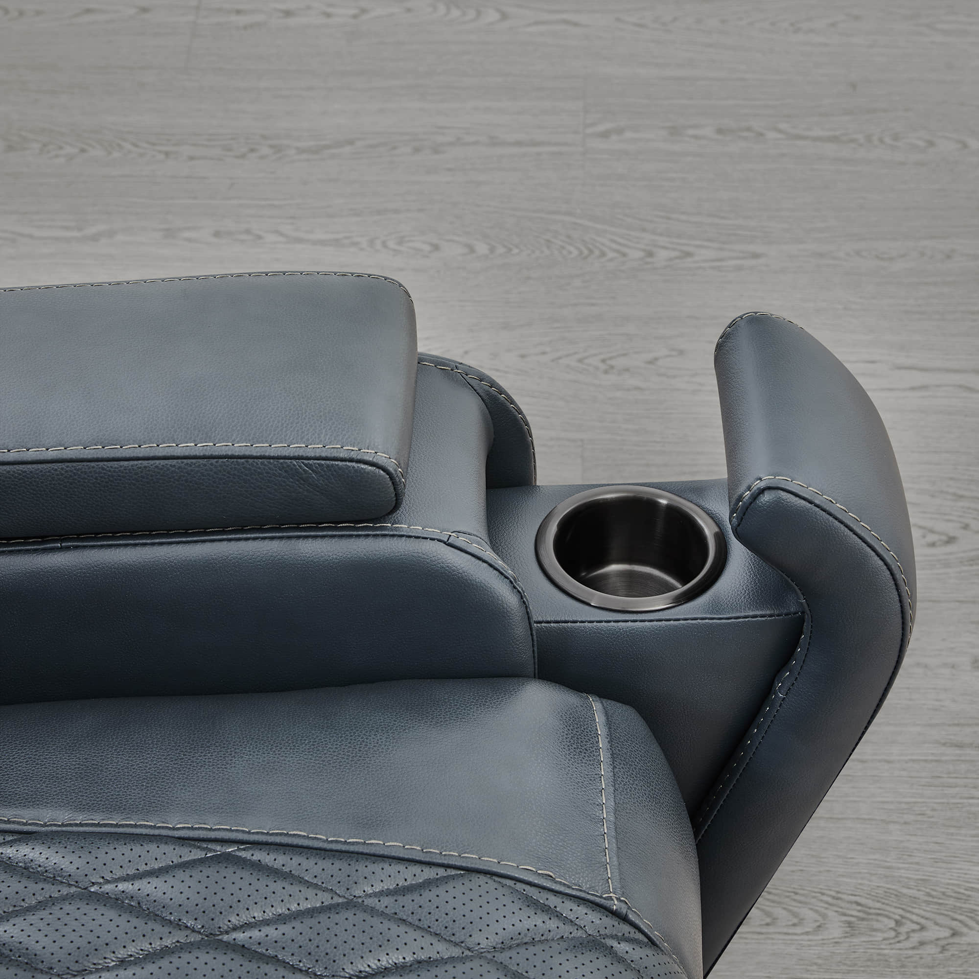 Victor Genuine Leather Power Recliner with Heat & Cooling - Image 40
