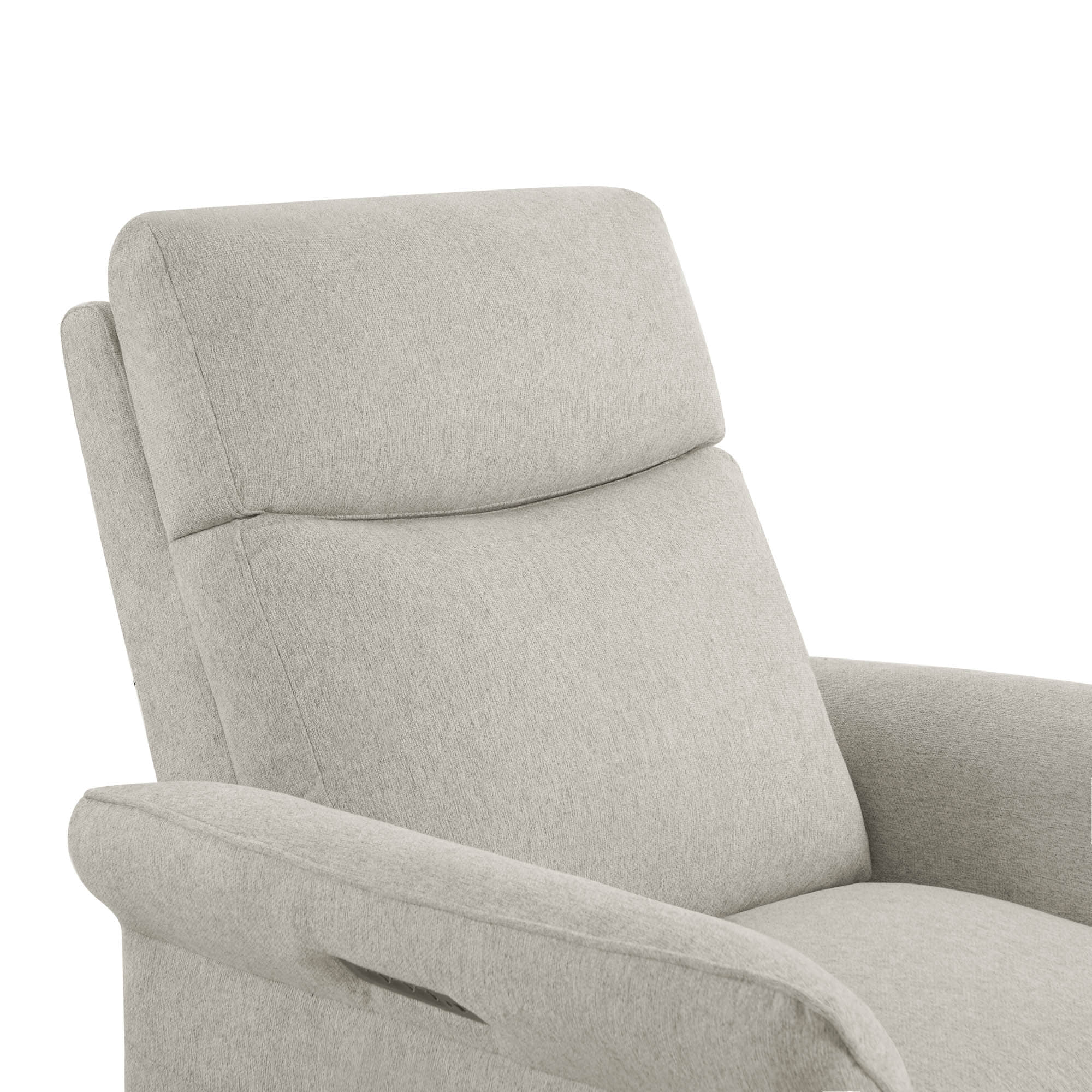 Vinca Modern Power Swivel Glider Recliner with Power Lumbar & Headrest - Image 18