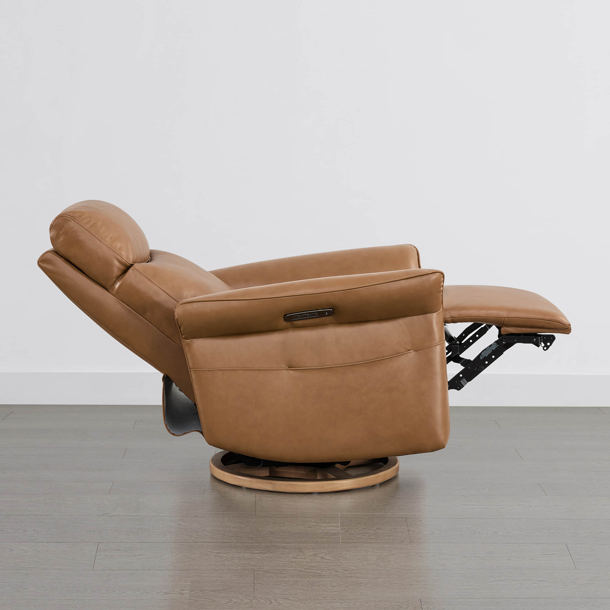 Vinca Power Swivel Nursery Glider Recliner with Power Lumbar & Headrest - Image 84