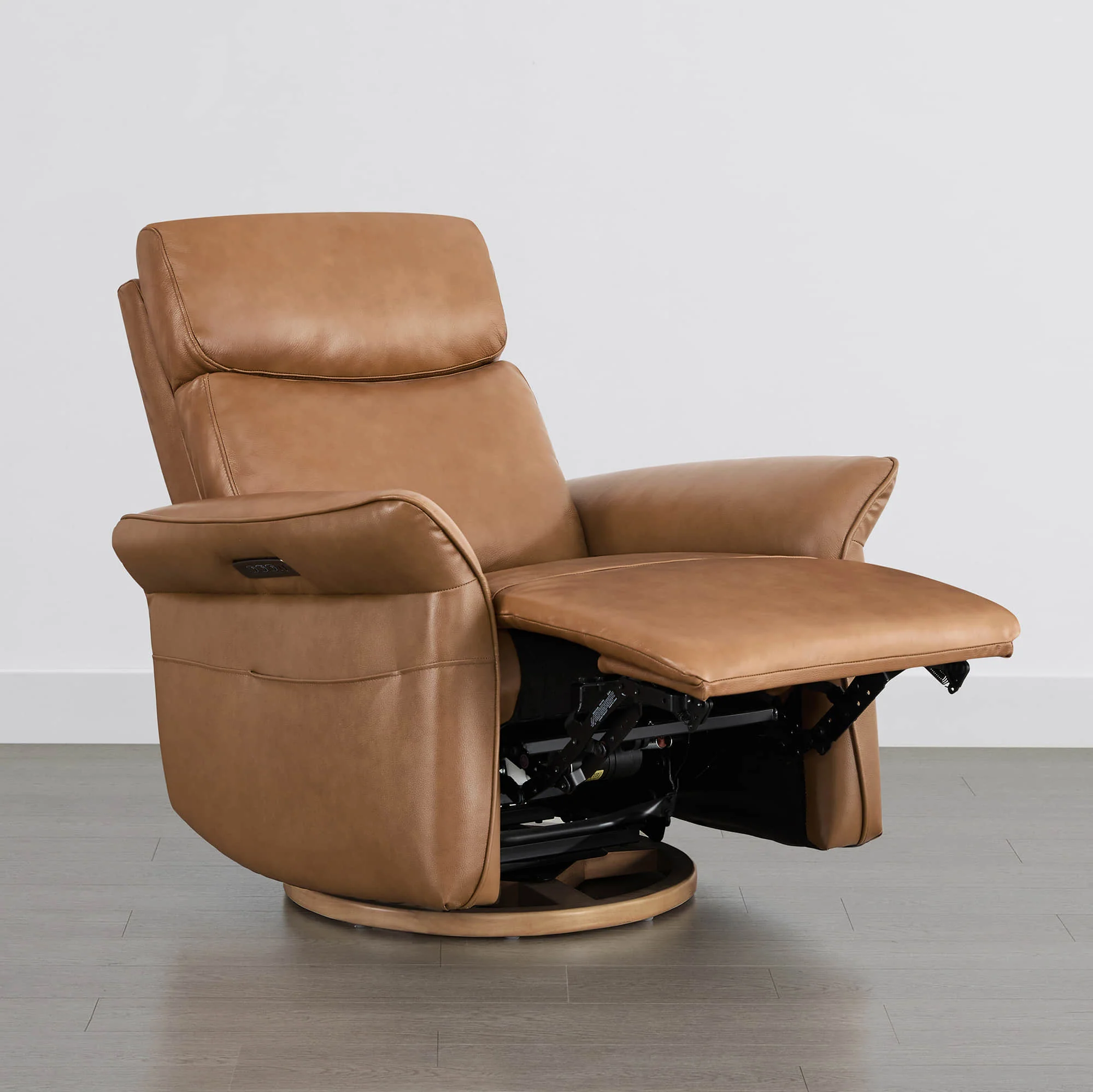 Vinca Power Swivel Nursery Glider Recliner with Power Lumbar & Headrest - Image 86