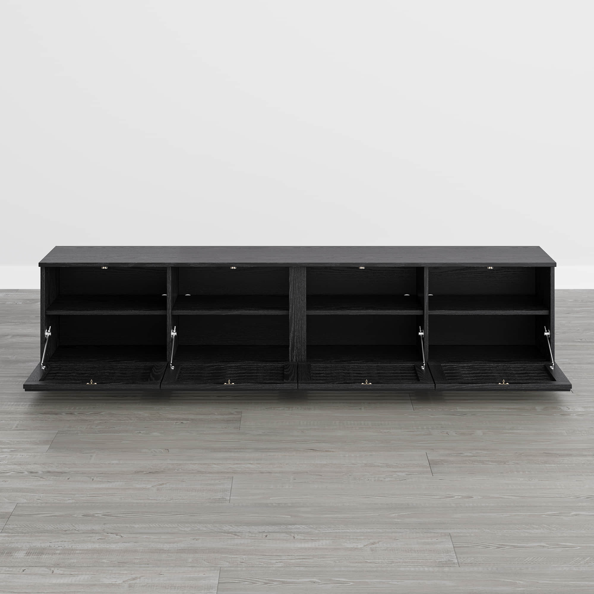 Violet Modular TV Stand with LED Lighting - Image 10