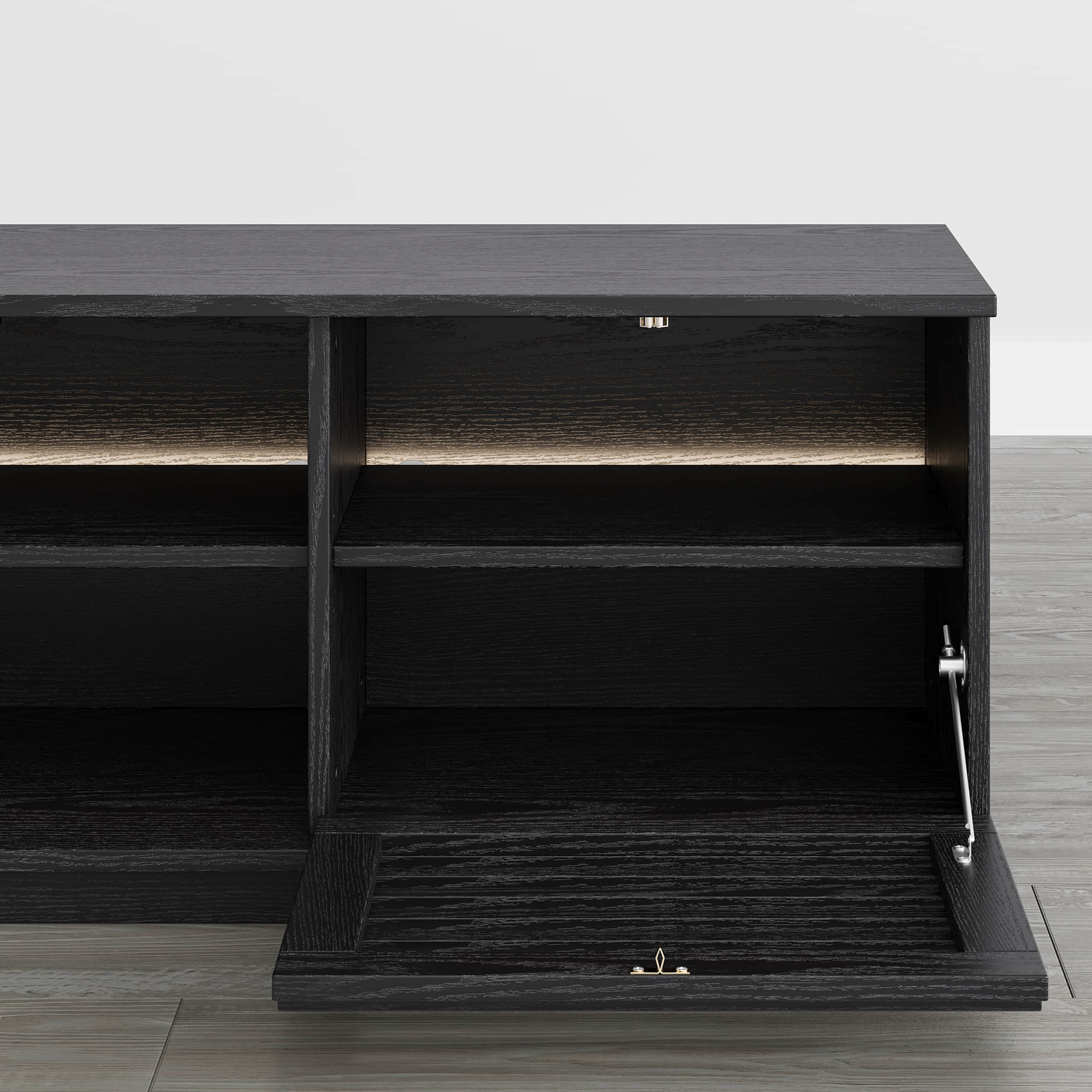 Violet Modular TV Stand with LED Lighting - Image 14