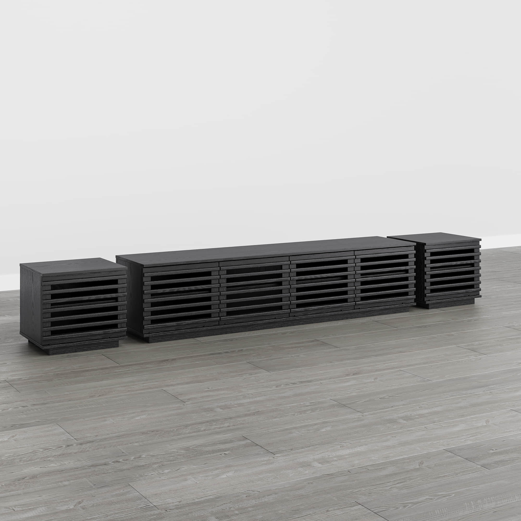 Violet Modular TV Stand with LED Lighting - Image 22