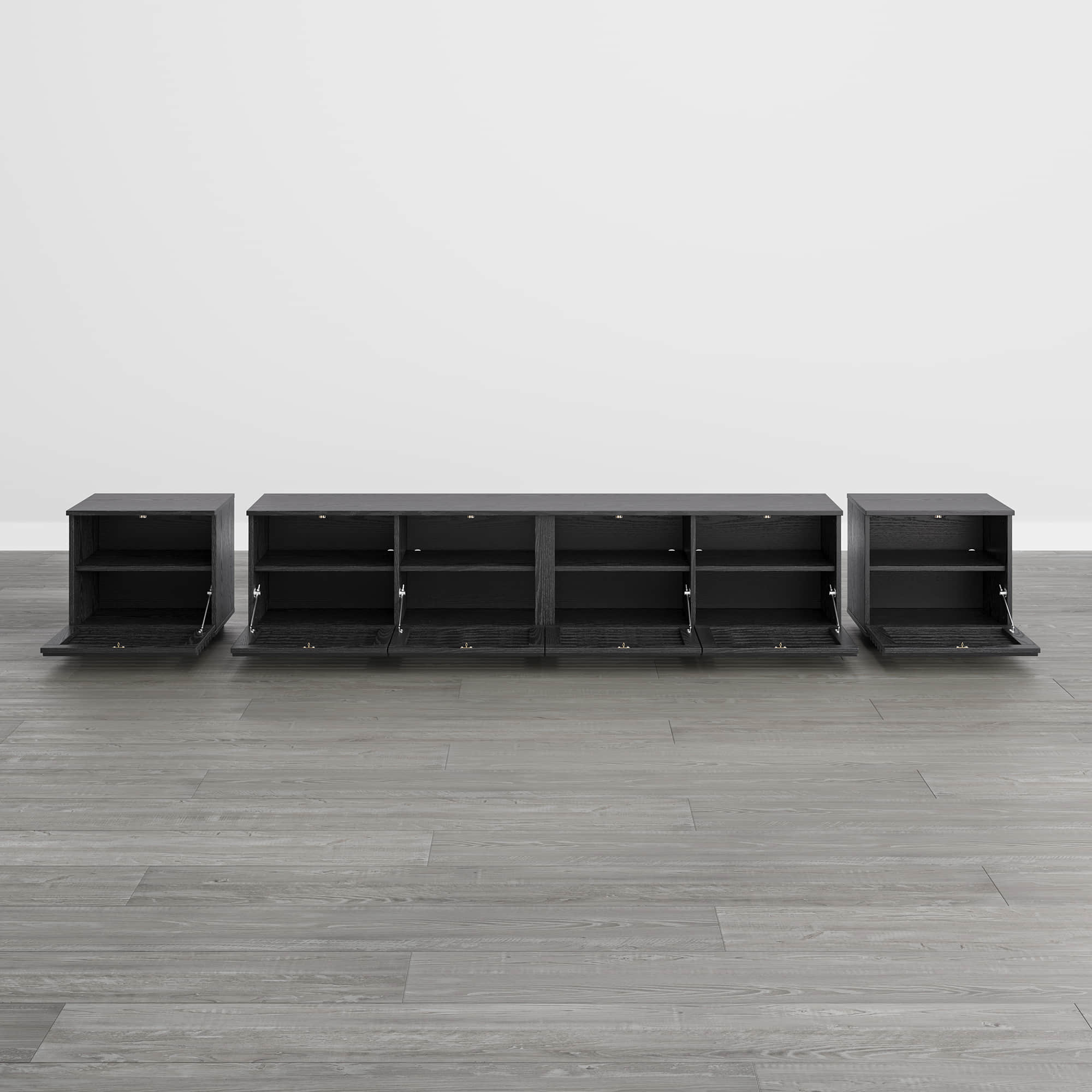 Violet Modular TV Stand with LED Lighting - Image 23
