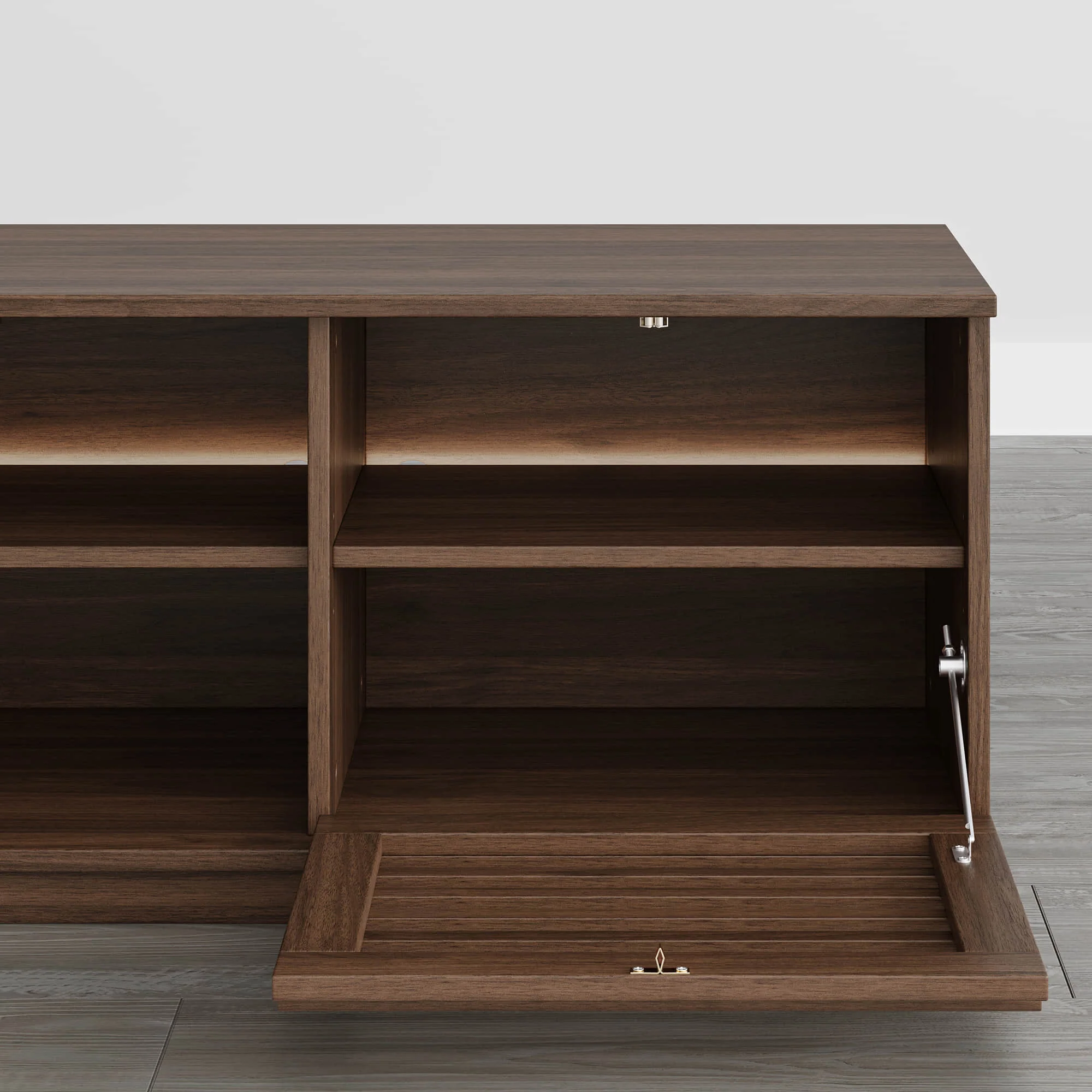 Violet Modular TV Stand with LED Lighting - Image 35