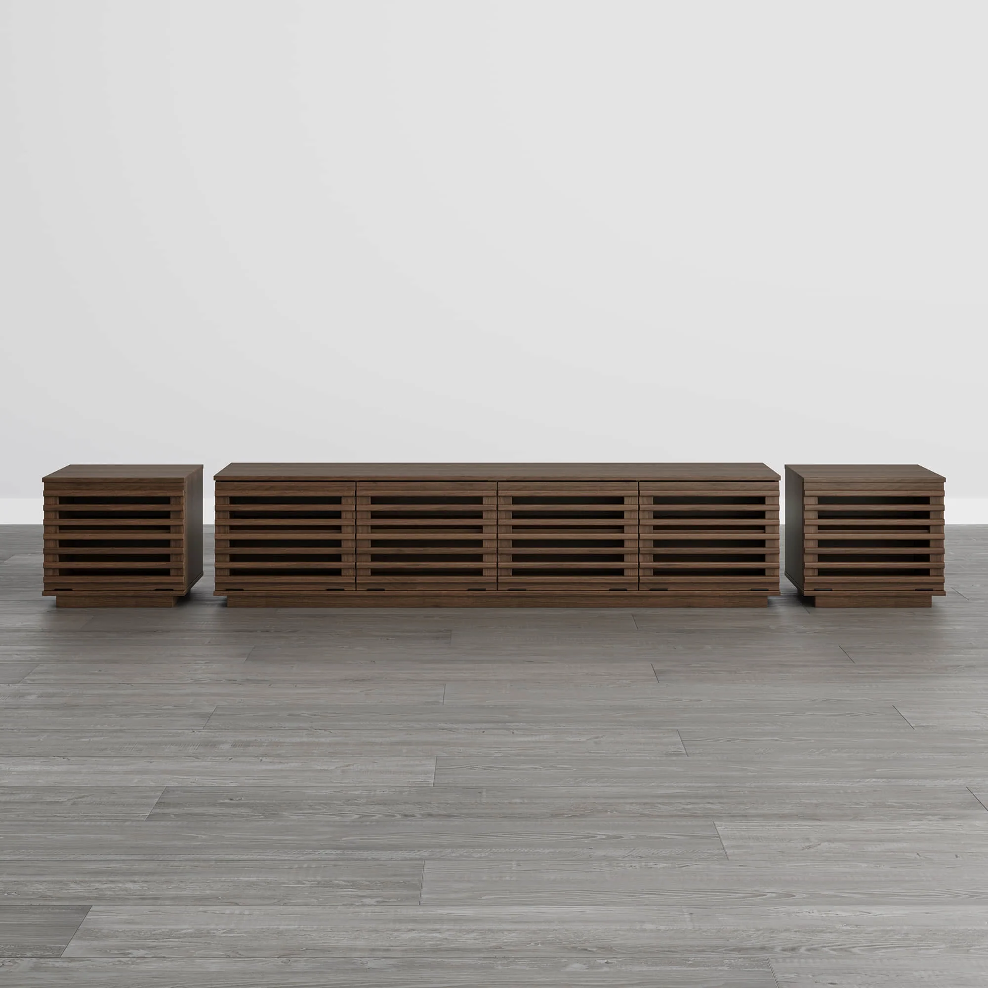 Violet Modular TV Stand with LED Lighting - Image 42