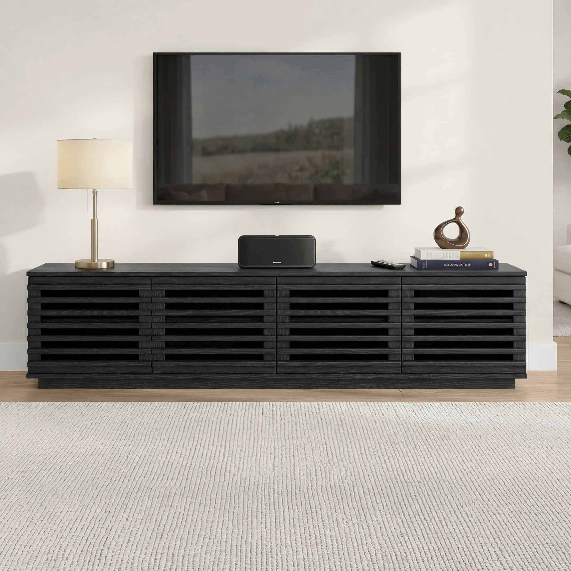 Violet Modular TV Stand with LED Lighting - Image 46
