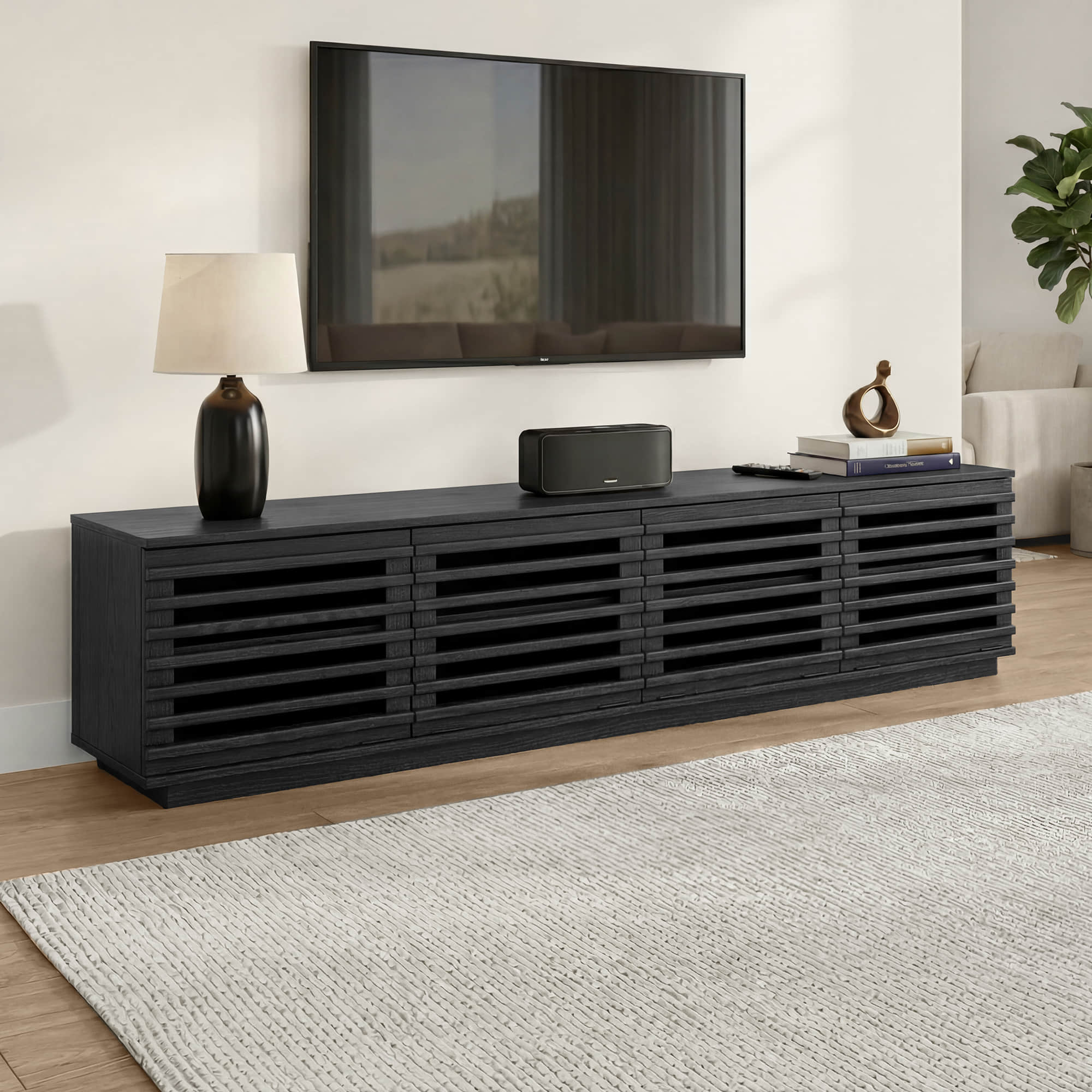 Violet Modular TV Stand with LED Lighting - Image 47
