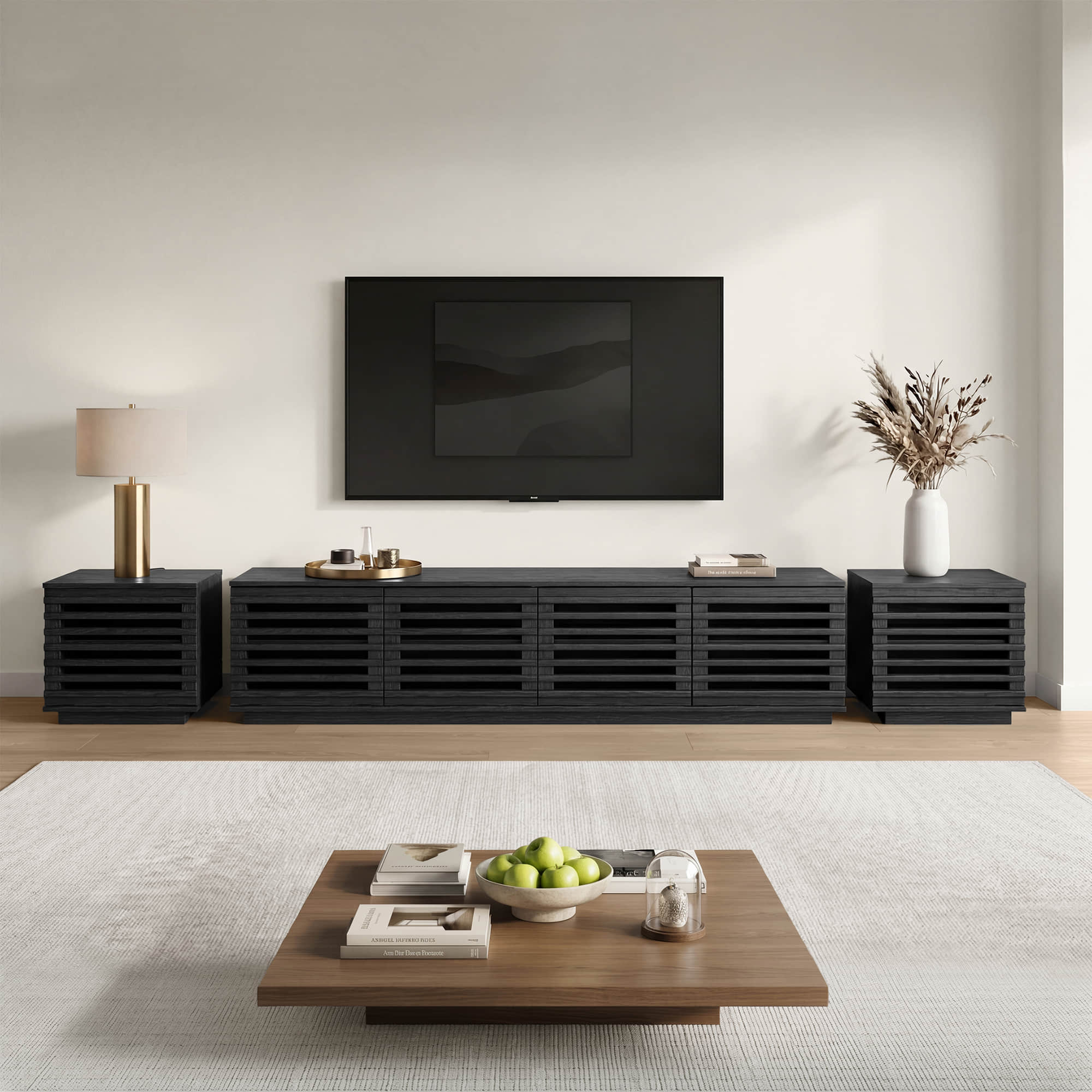 Violet Modular TV Stand with LED Lighting - Image 49