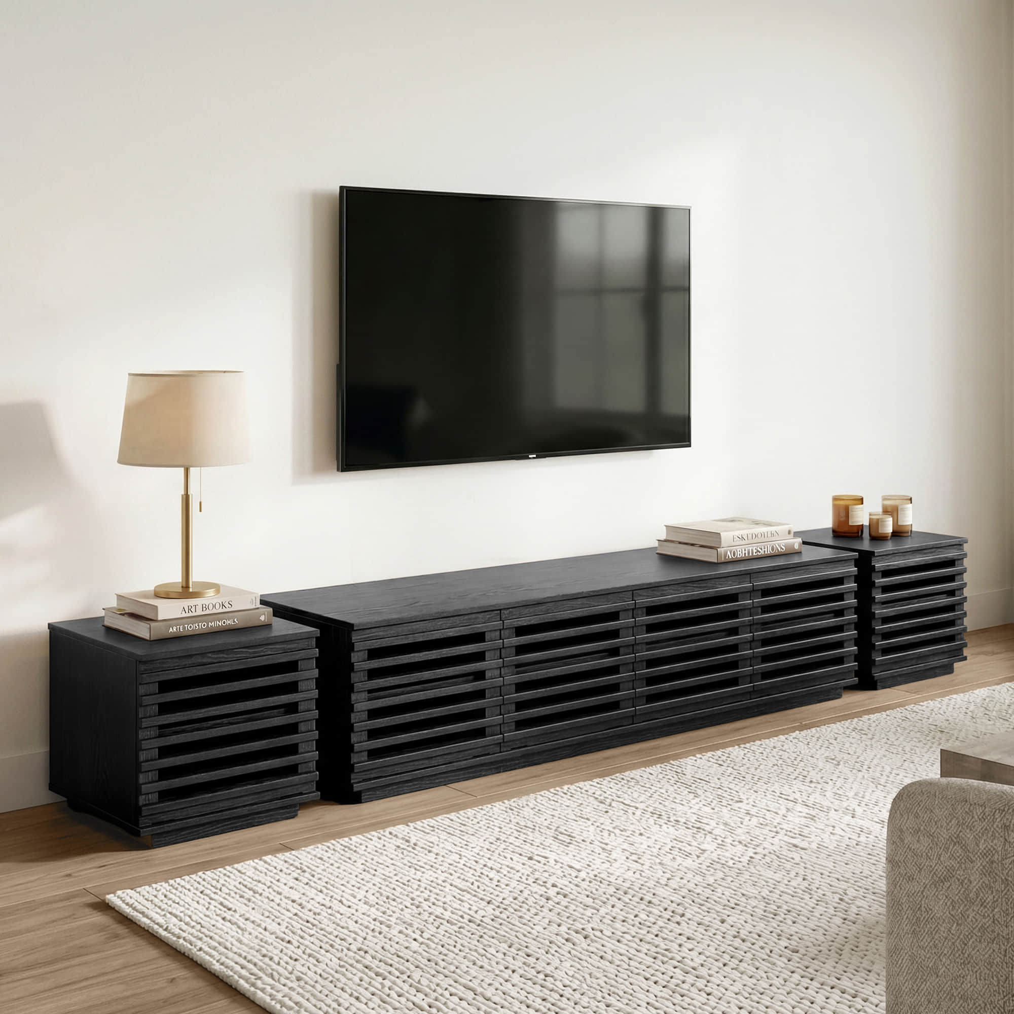 Violet Modular TV Stand with LED Lighting - Image 50
