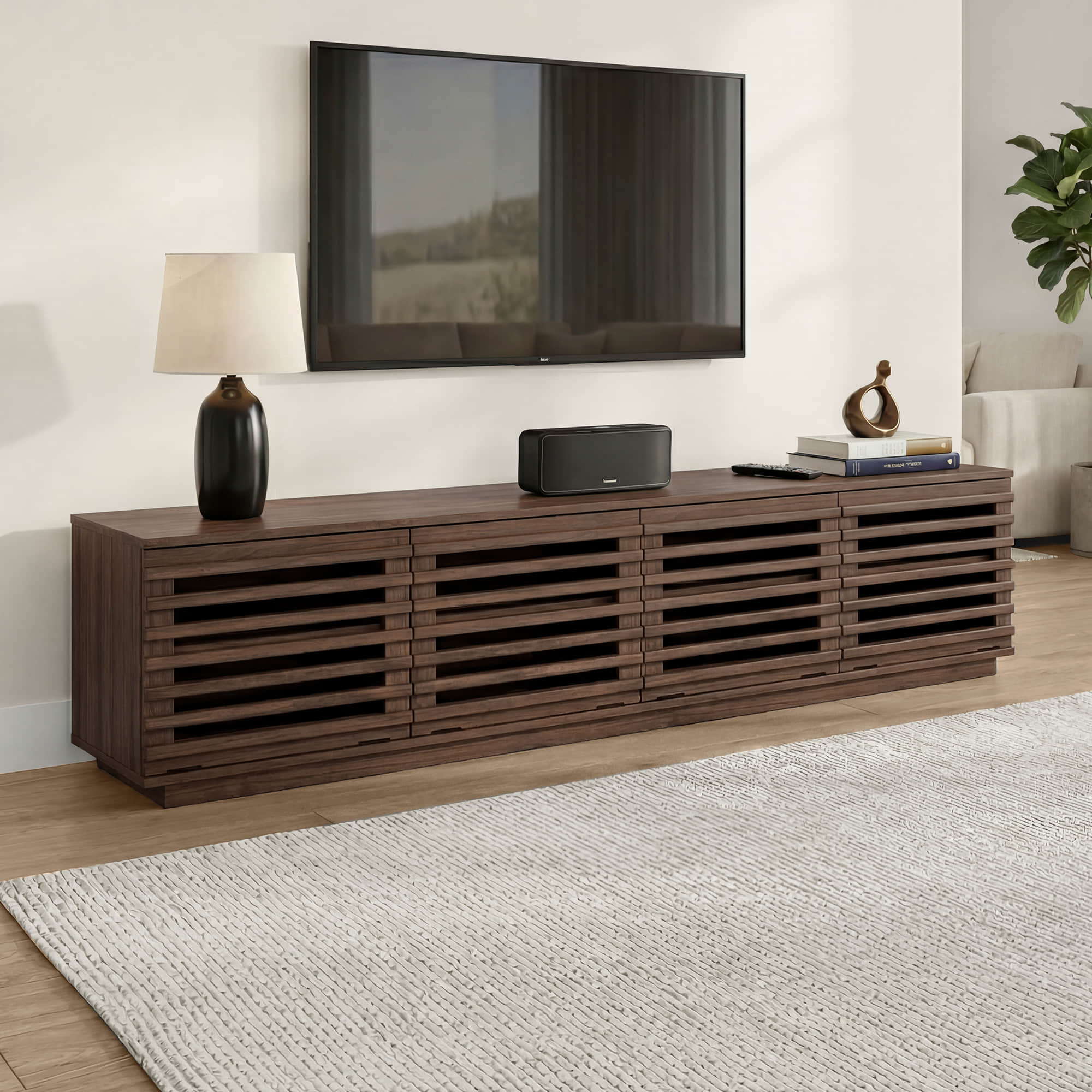 Violet Modular TV Stand with LED Lighting - Image 54