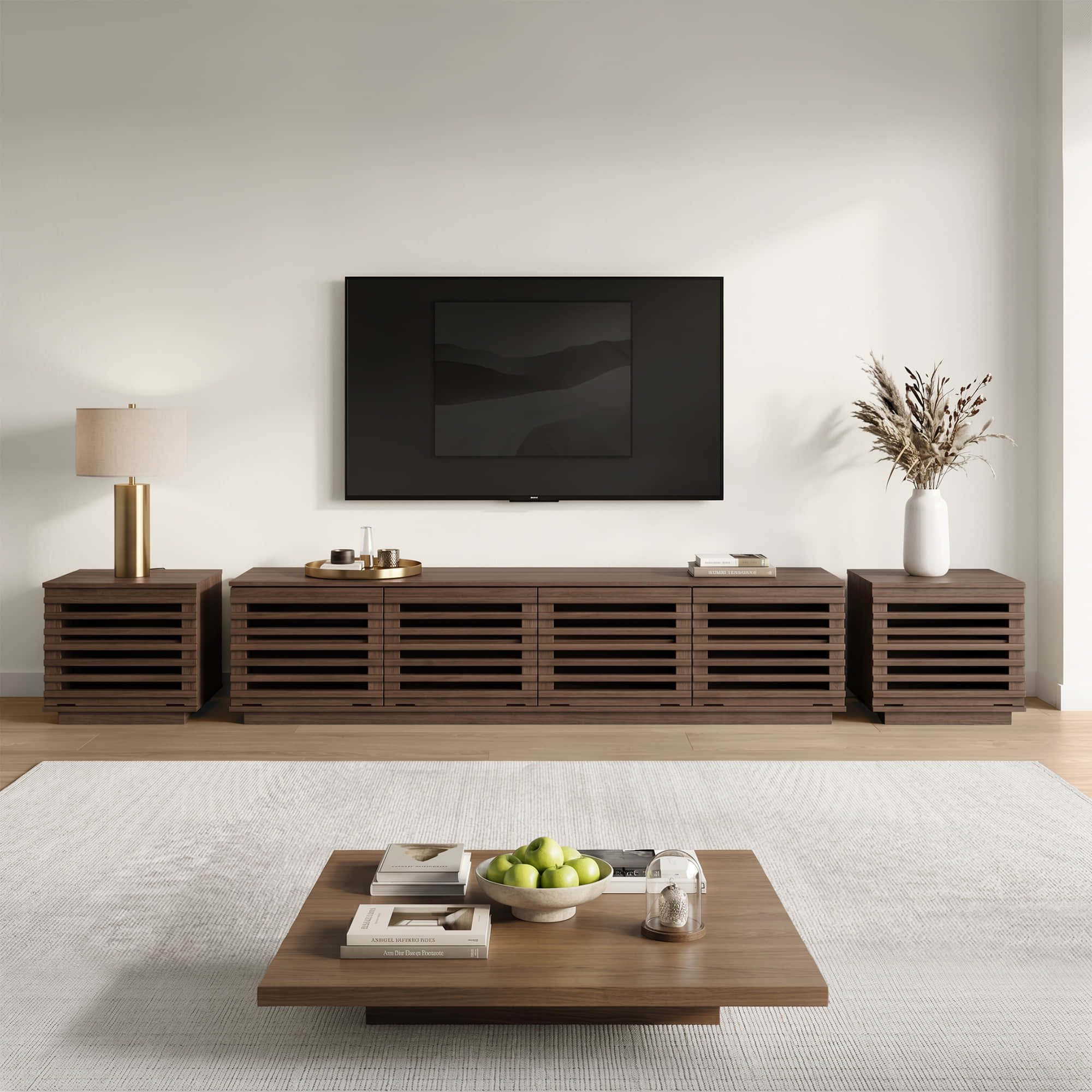 Violet Modular TV Stand with LED Lighting - Image 56