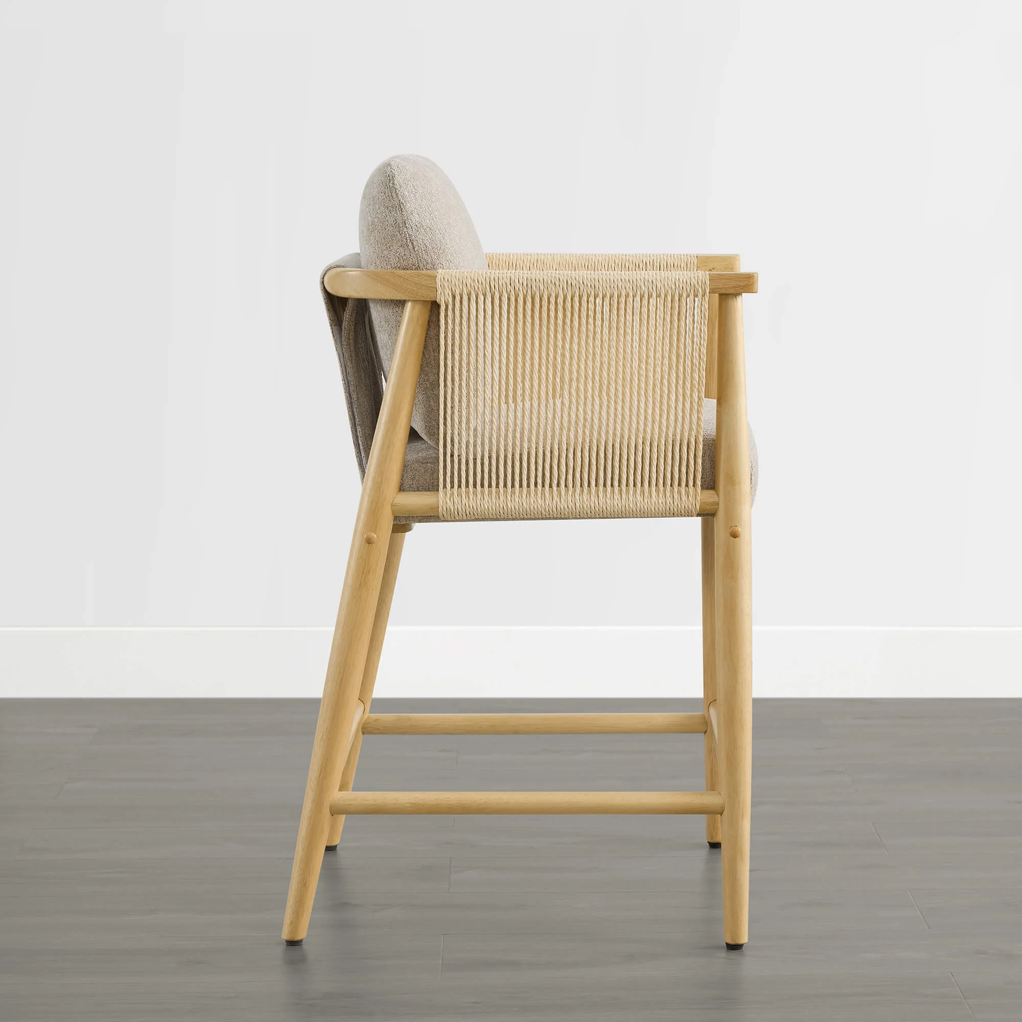 Willie Modern Rope Counter Stools (Set of 2） - Image 12