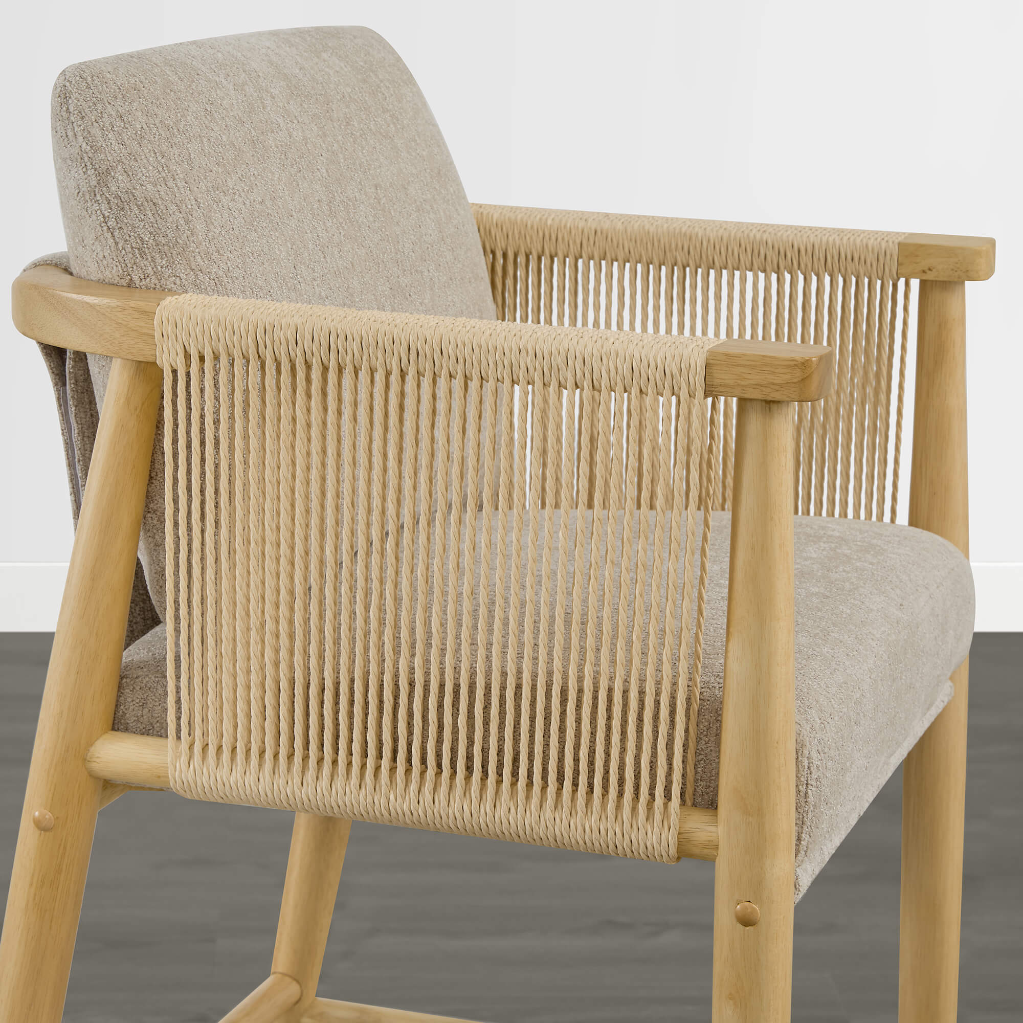 Willie Modern Rope Counter Stools (Set of 2） - Image 14
