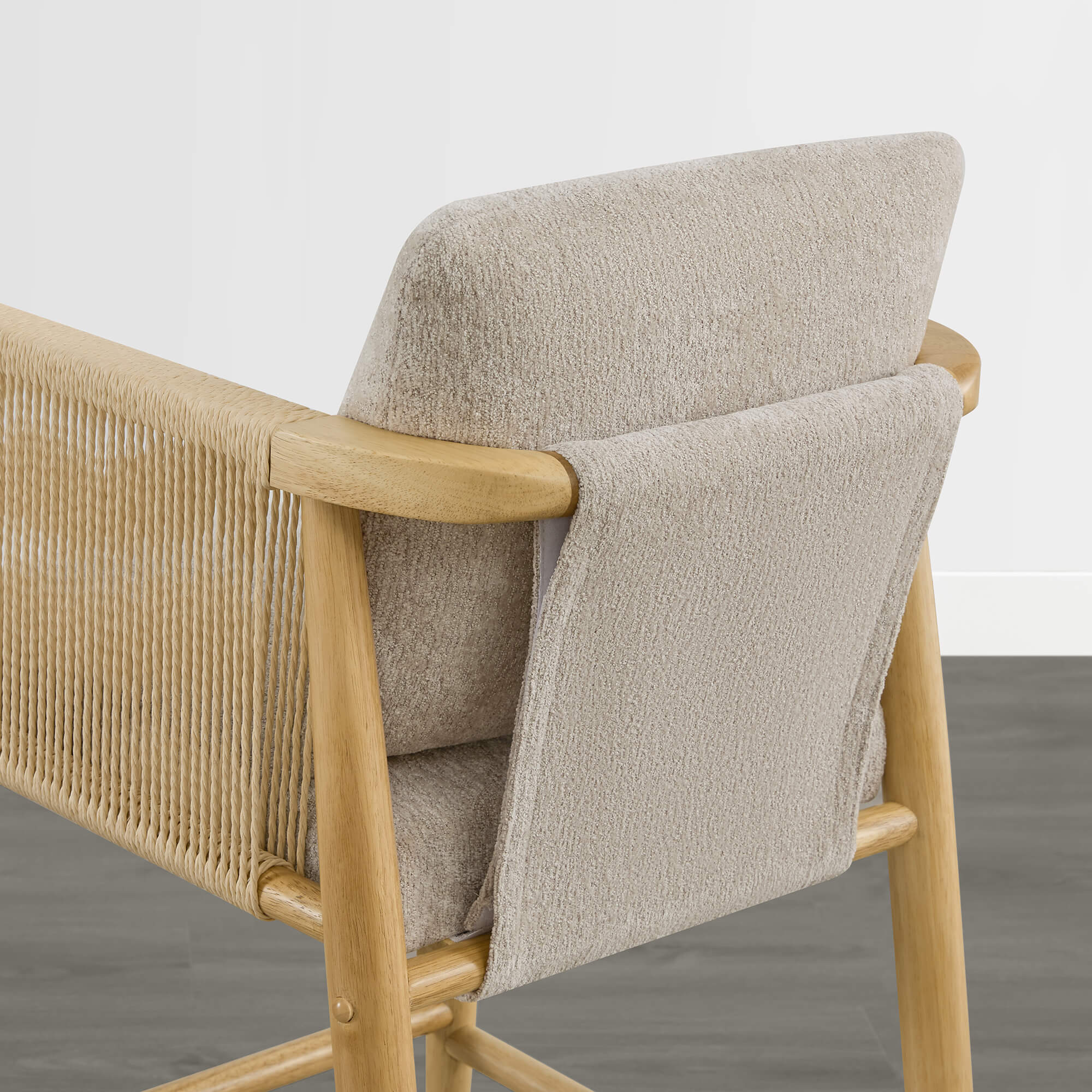 Willie Modern Rope Counter Stools (Set of 2） - Image 15